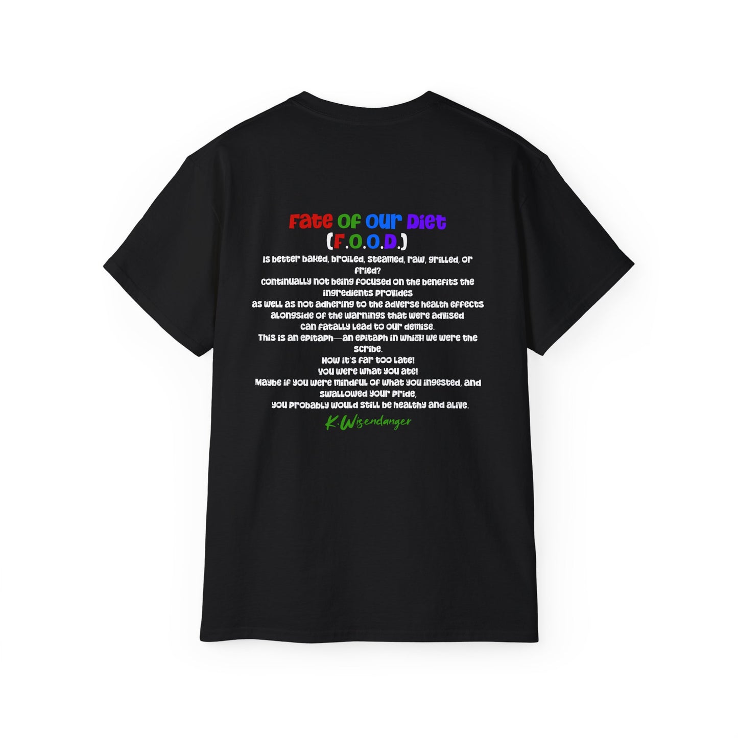 F.O.O.D.I.E. (Fascinating Obsessive Desires Involving Eating) Ultra Cotton Tee - Celebrate Culinary Passion