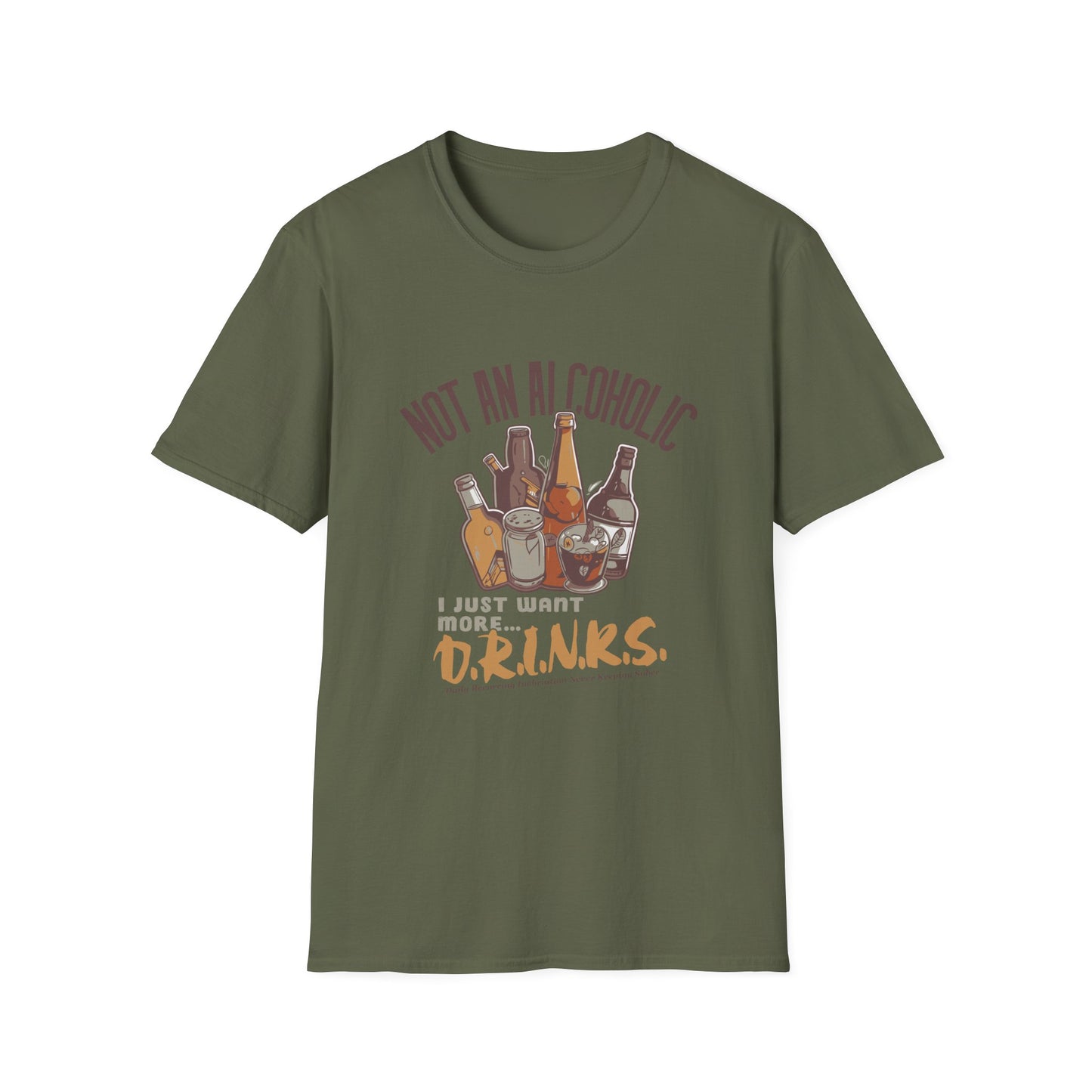 Not An Alcoholic Funny Drinking Quotes T-Shirt, Humor Tee, Alcoholic Gift, Party Shirt, Unisex Graphic Top