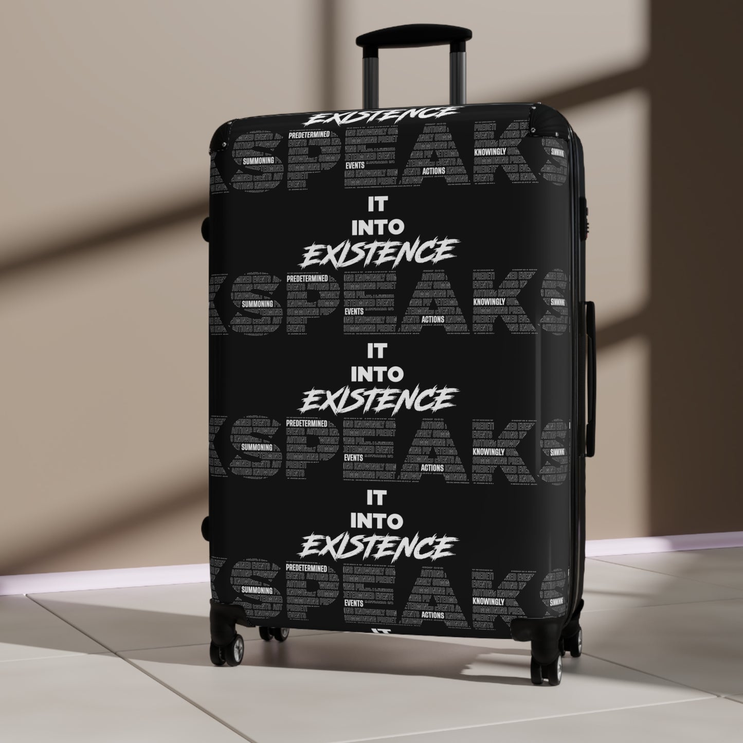 S.P.E.A.K. It Into Existence Suitcase