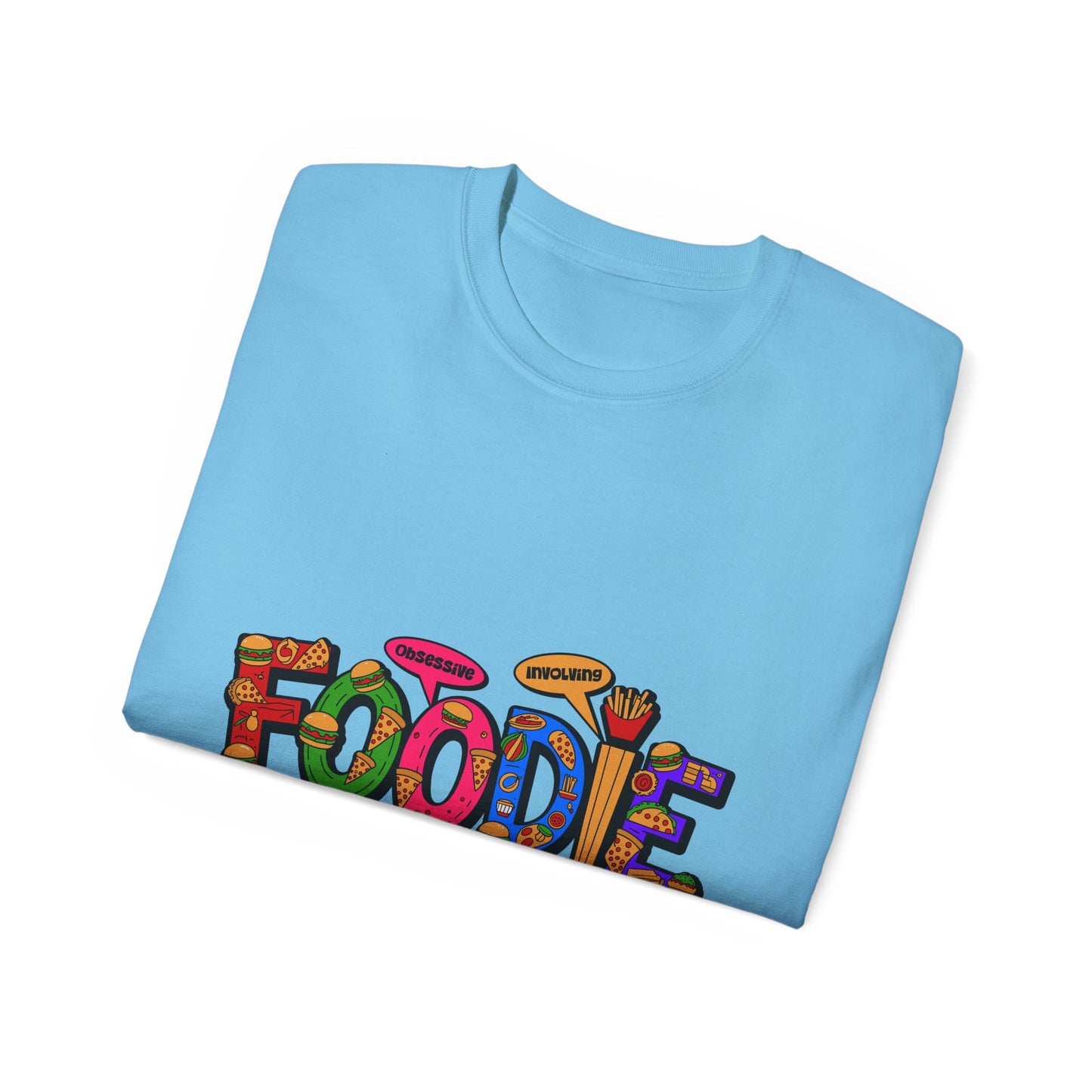 F.O.O.D.I.E. (Fascinating Obsessive Desires Involving Eating) Ultra Cotton Tee - Celebrate Culinary Passion