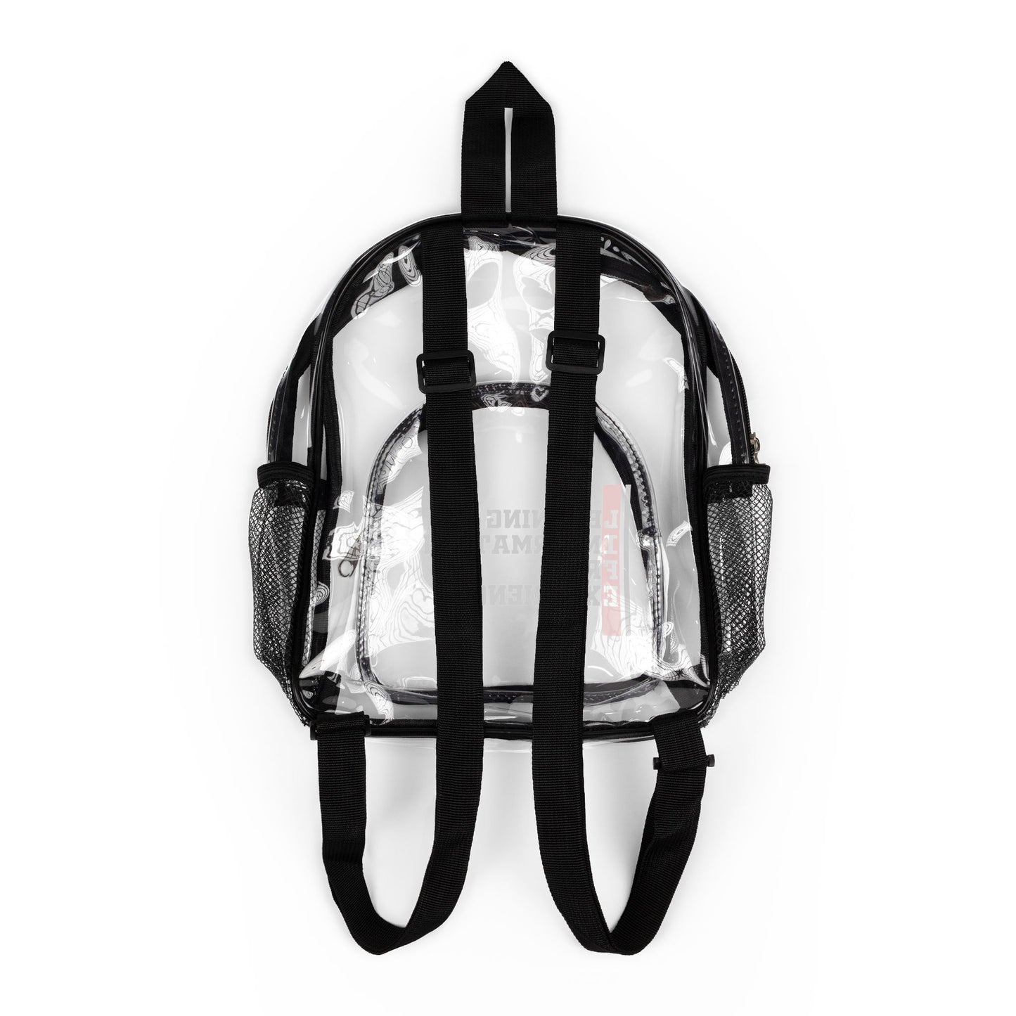 L.I.F.E. Clear Stadium Backpack, Transparent Bag for Concerts, Sports, Festivals, Travel, School, Easy Access Security
