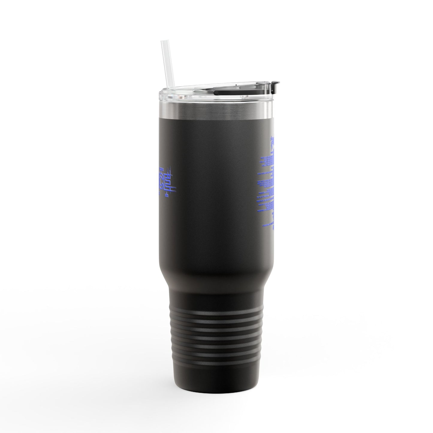 P.O.L.I.C.E. (Professional Officer of Law Improving Communities on Earth) Insulated Travel Mug, 40oz -for Law Enforcement