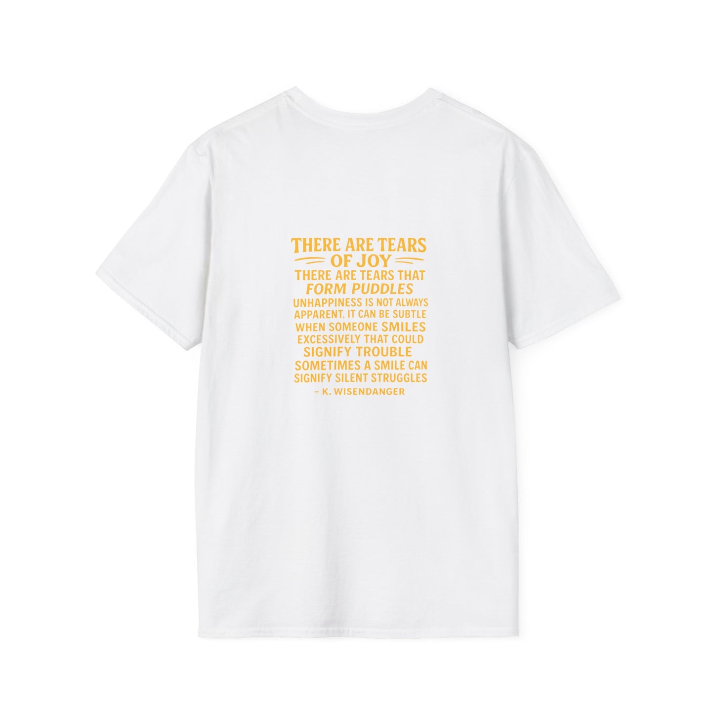 S.M.I.L.E. Graphic Tee | Positive Message Shirt | Gift for Friends | Casual Wear | Everyday Humor