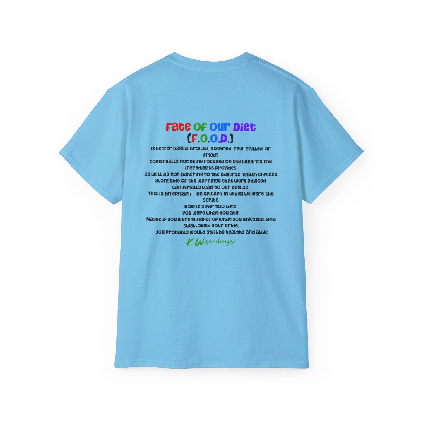 F.O.O.D.I.E. (Fascinating Obsessive Desires Involving Eating) Ultra Cotton Tee - Celebrate Culinary Passion