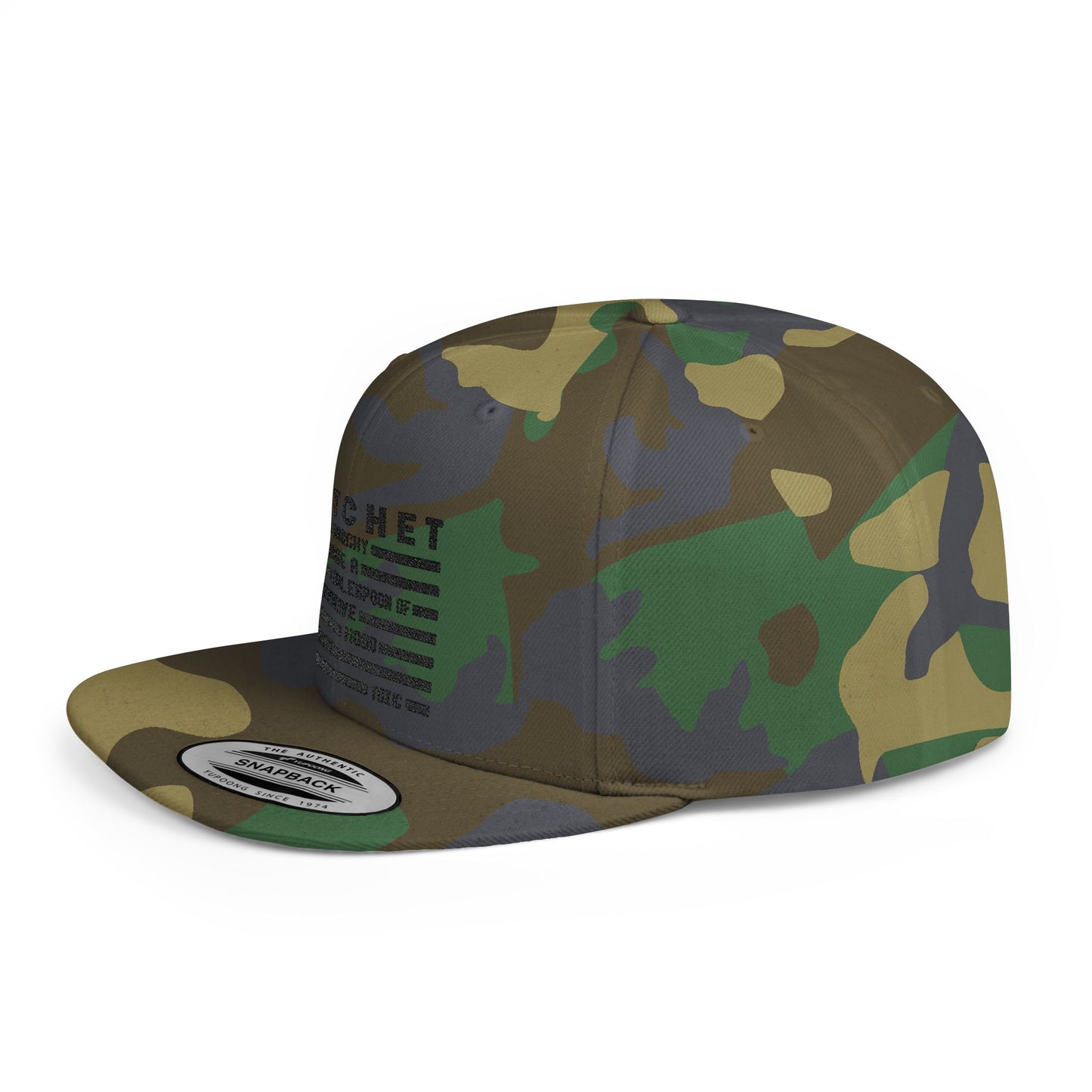 R.A.T.C.H.E.T. Flat Bill Snapback Cap - Perfect for Street Style, Outdoor Events, & Casual Wear