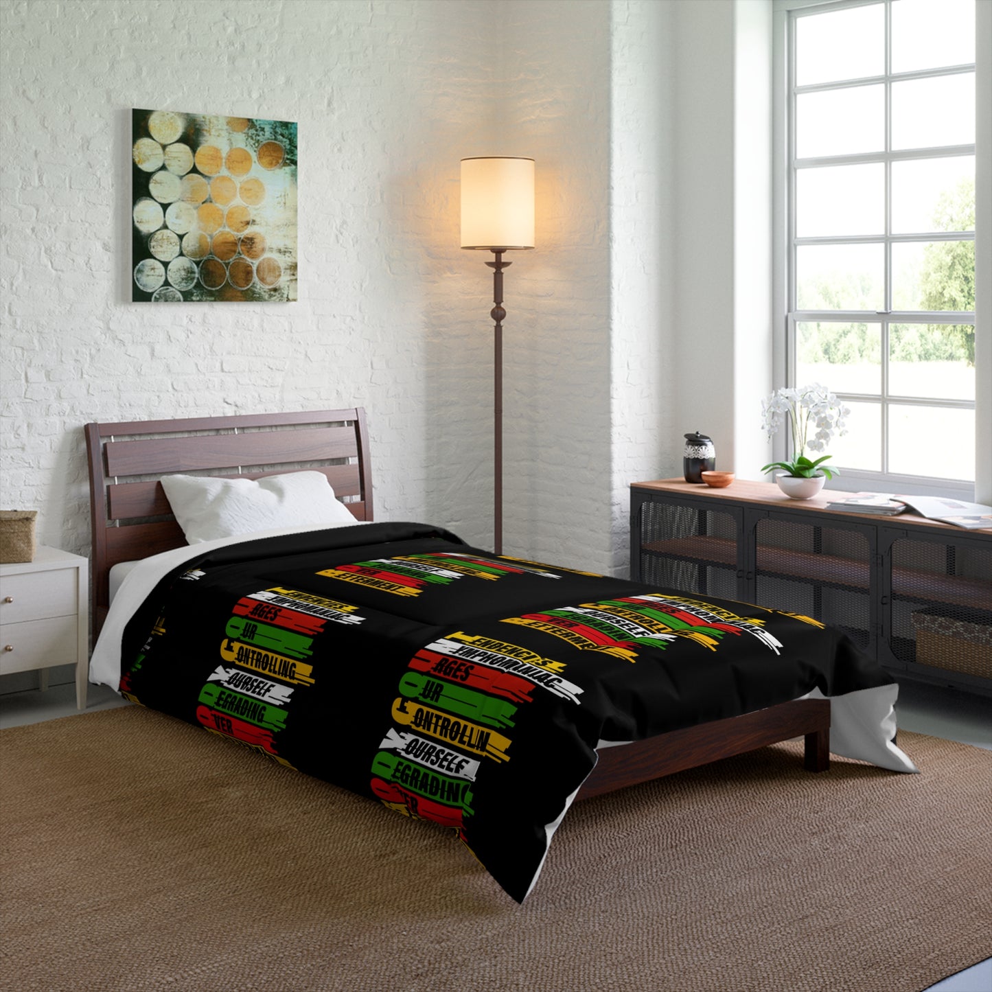 Body Count Comforter - Cozy Bedroom Decor, Music Lover Gift, Vibrant Bed Cover, Hip Hop Room Accessory, Holiday & Birthday Present