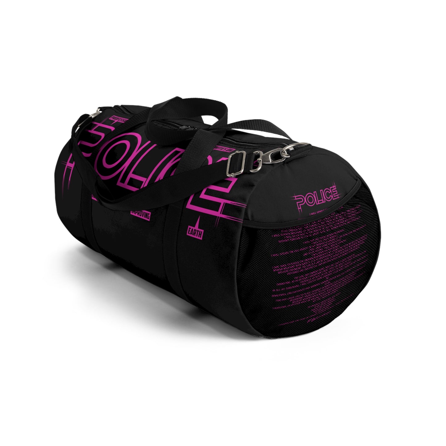 P.O.L.I.C.E. Stylish Police Duffel Bag, Gym Bag, Weekend Travel Bag, Sports Bag, Customizable Tote for Officers and Fitness Enthusiasts