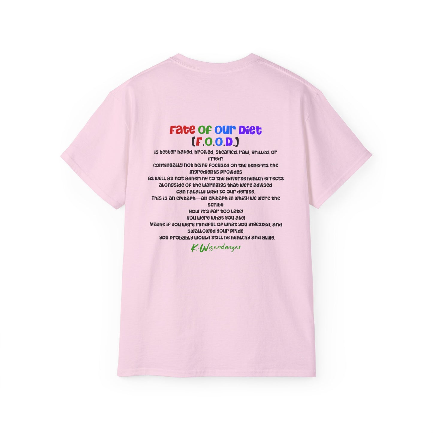F.O.O.D.I.E. (Fascinating Obsessive Desires Involving Eating) Ultra Cotton Tee - Celebrate Culinary Passion