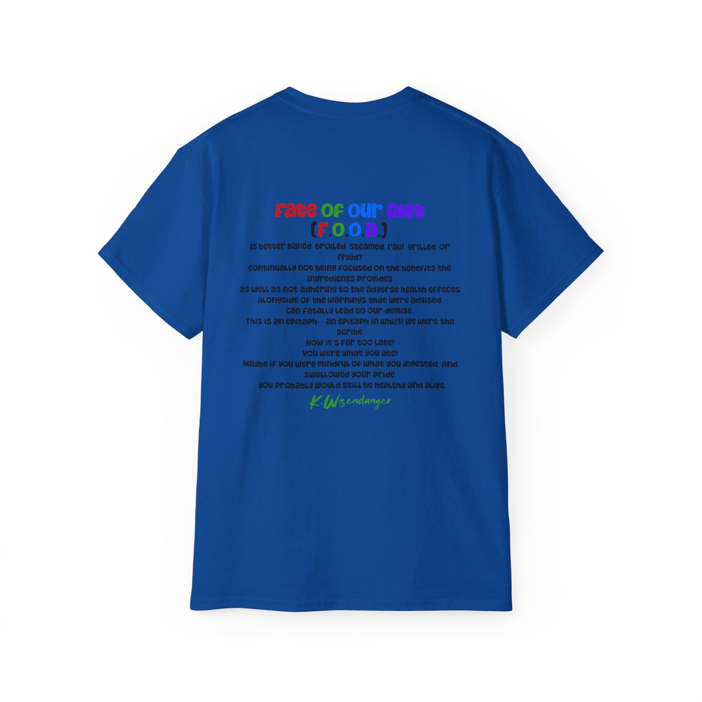 F.O.O.D.I.E. (Fascinating Obsessive Desires Involving Eating) Ultra Cotton Tee - Celebrate Culinary Passion