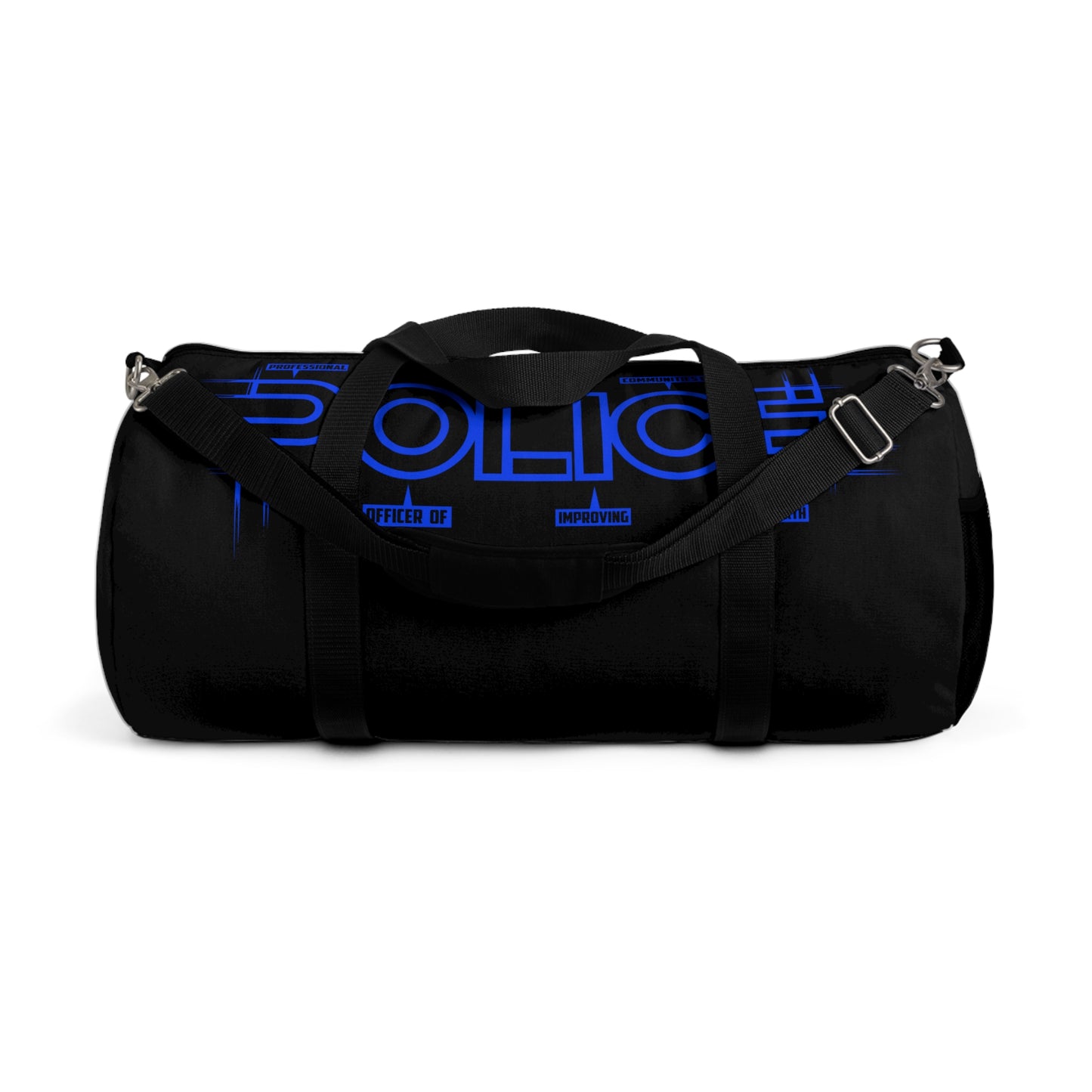 P.O.L.I.C.E. Duffel Bag | Gym Bag, Travel Bag, Sports Bag, Weekend Getaway, Police Officer Gift,