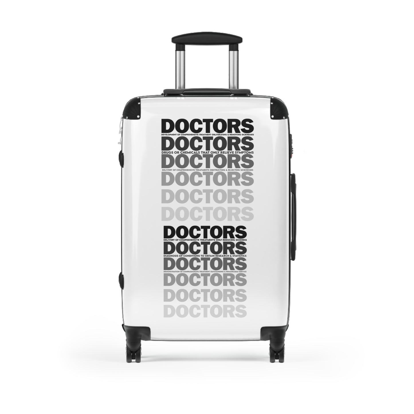 Doctor Themed Suitcase - Travel Luggage for Healthcare Professionals, Unique Travel Gift, Medical Doctor Suitcase, Stylish and Practical
