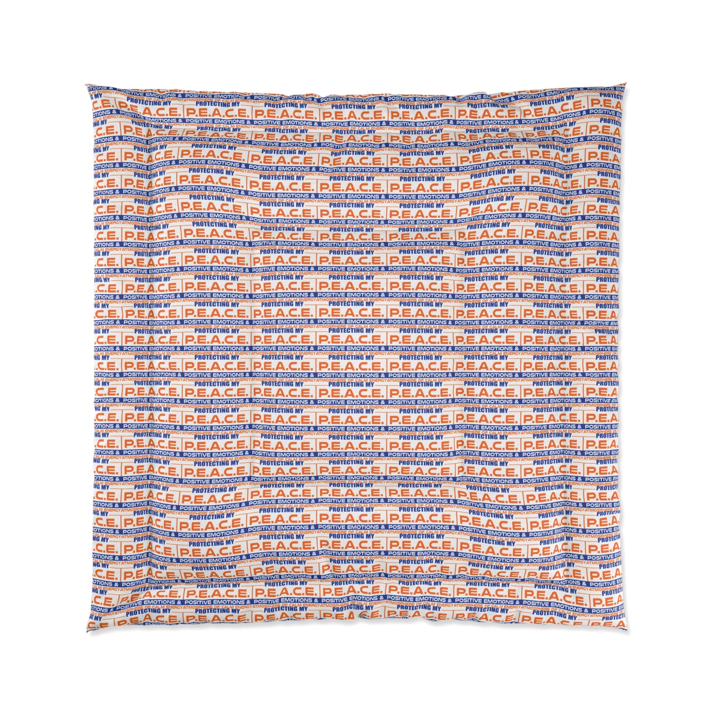 Protecting My P.E.A.C.E. Comforter, Cozy Bedding, Home Decor, Modern Quilt, Bedroom Makeover, Seasonal Gift
