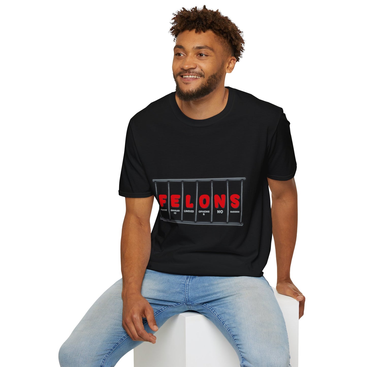 F.E.L.O.N.S. - "Forever Entrapped Life Of No Success" - Graphic Tee for Casual Wear