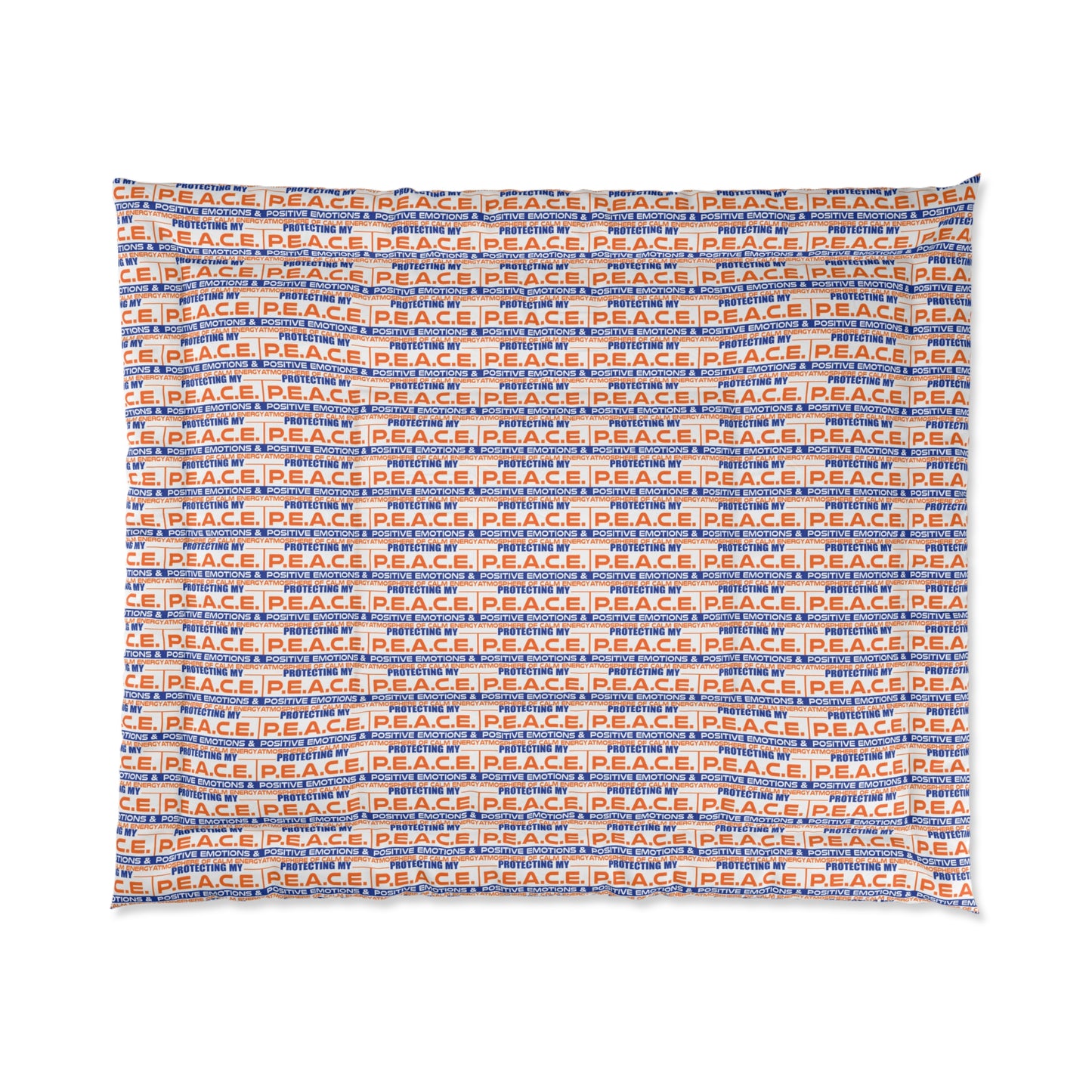 Protecting My P.E.A.C.E. Comforter, Cozy Bedding, Home Decor, Modern Quilt, Bedroom Makeover, Seasonal Gift