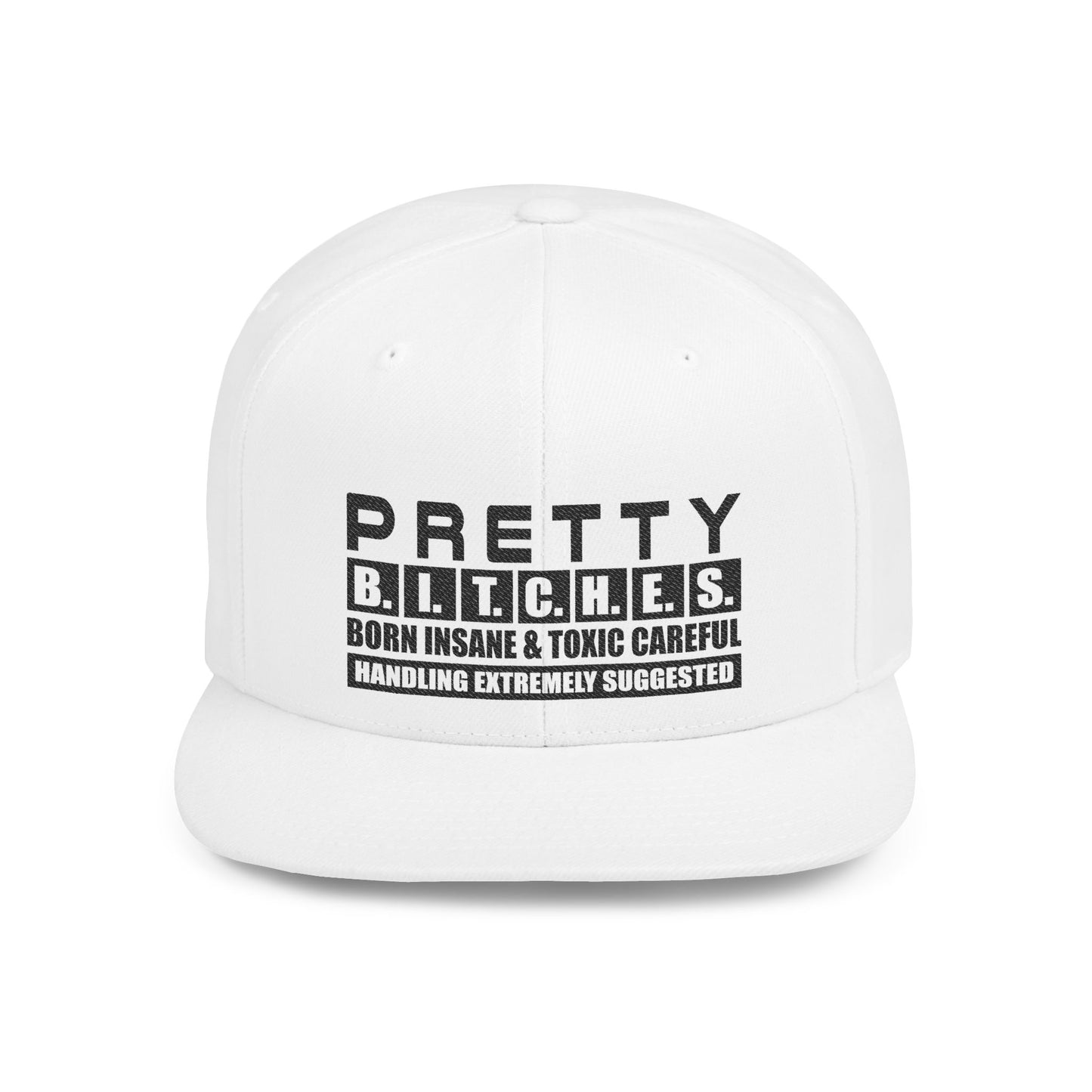PRETTY B.I.T.C.H.E.S. Cap with Bold Text, Perfect for Everyday Wear, Great Gift for Friends, Casual Outings, Streetwear Fashion