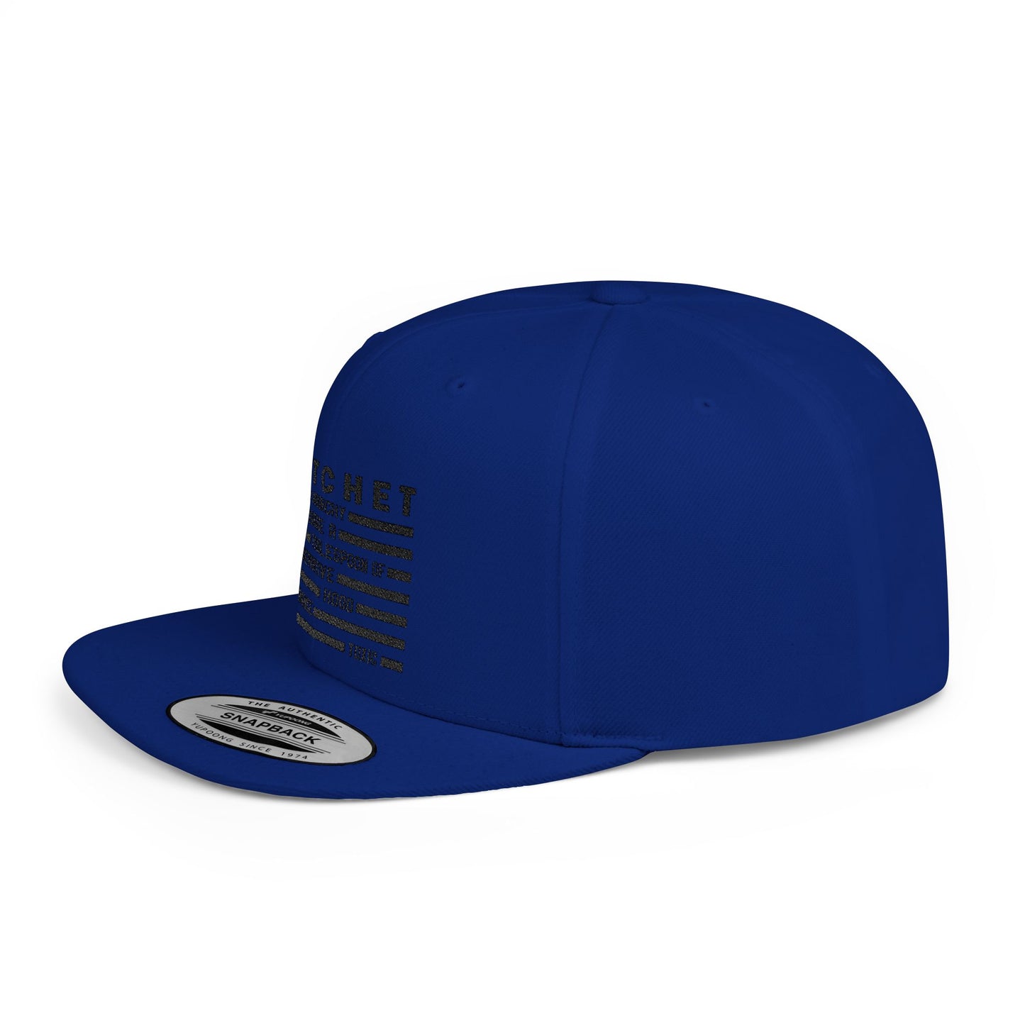 R.A.T.C.H.E.T. Flat Bill Snapback Cap - Perfect for Street Style, Outdoor Events, & Casual Wear