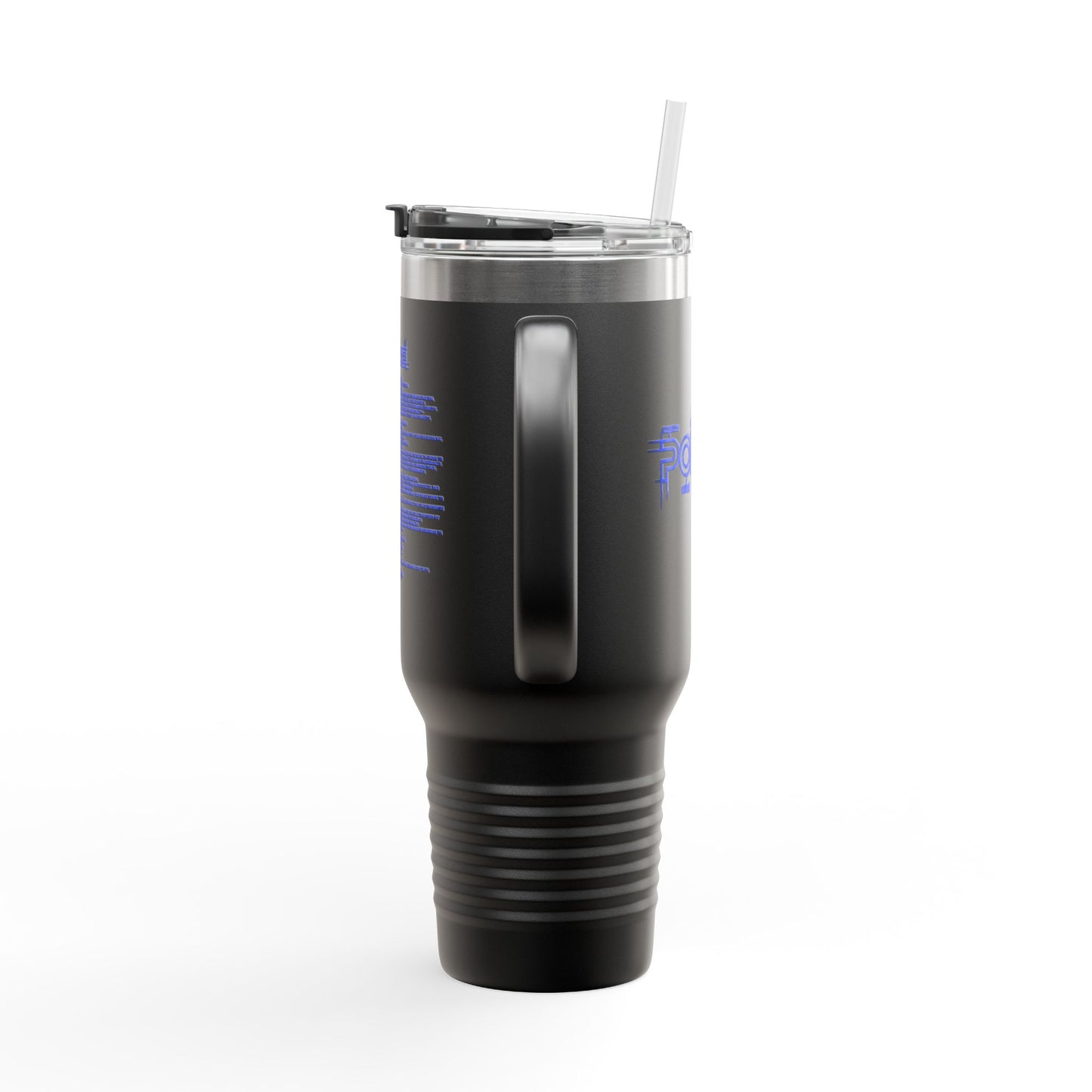 P.O.L.I.C.E. (Professional Officer of Law Improving Communities on Earth) Insulated Travel Mug, 40oz -for Law Enforcement