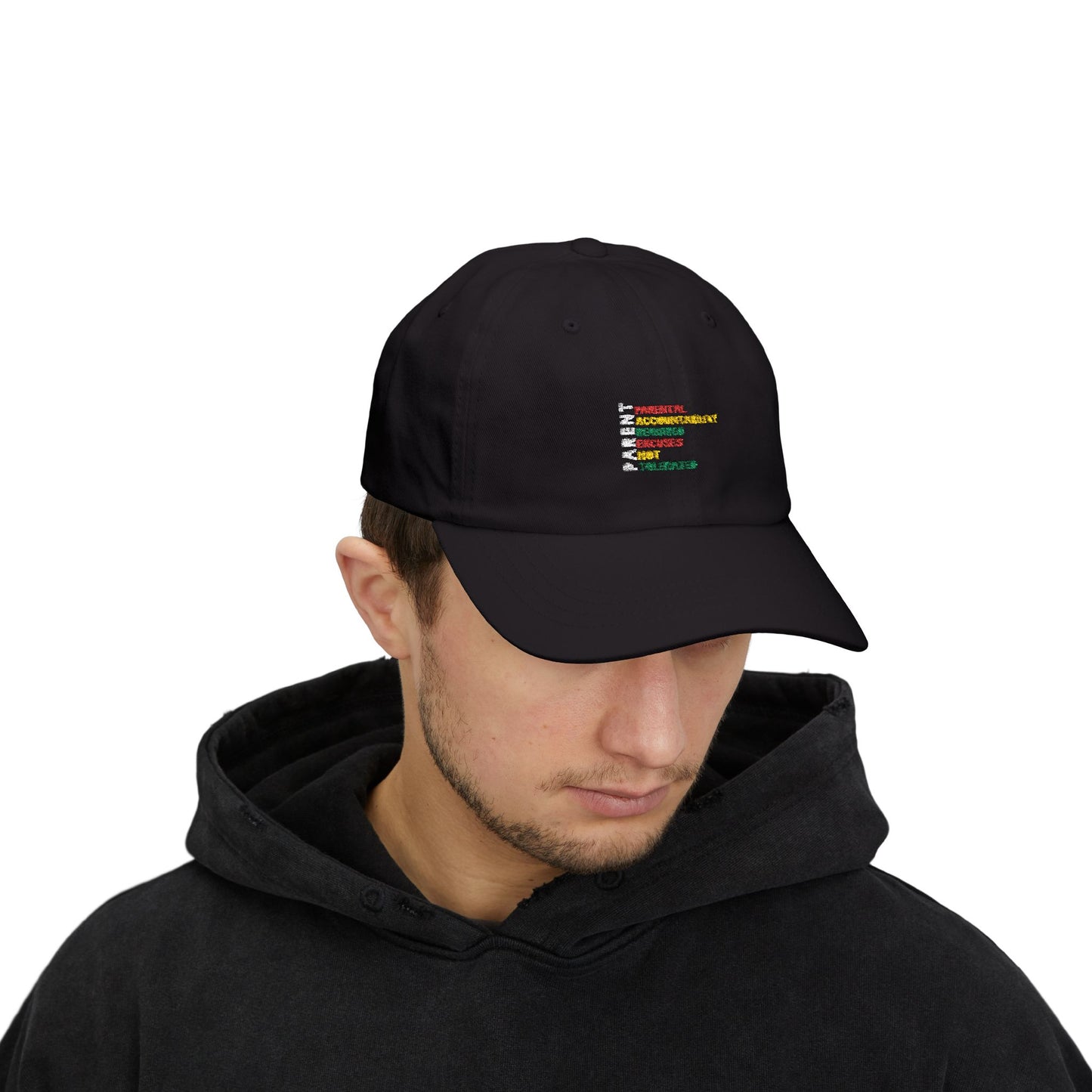 P.A.R.E.N.T. Classic Cap, Adjustable Hat, Thoughtful Gift for Parents, Casual Wear, Father's Day Gift, Mother's Day Gift, Inspirational Headwear