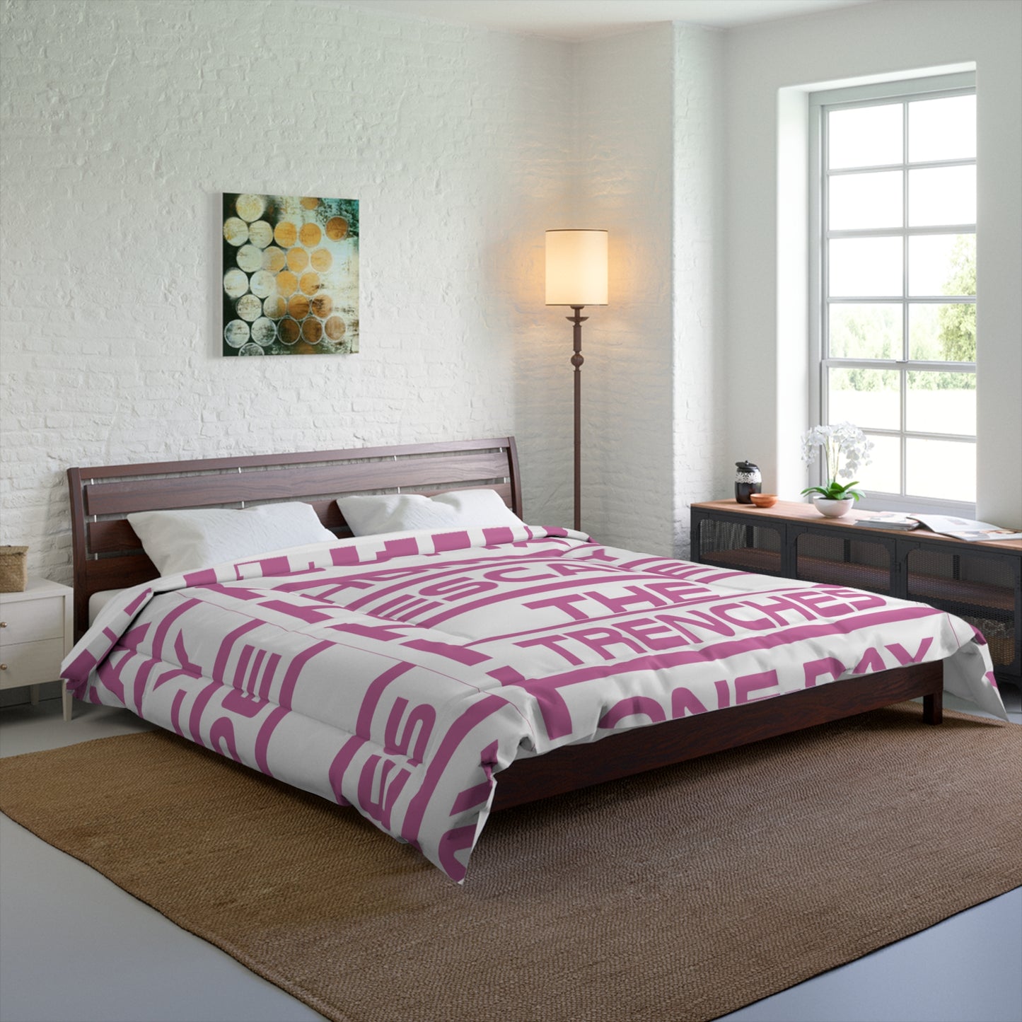 G.H.E.T.T.O. Comforter - Modern Home Decor, Funky Bedding, Gift for Teens, Unique Housewarming, Cozy Bedroom Accessory