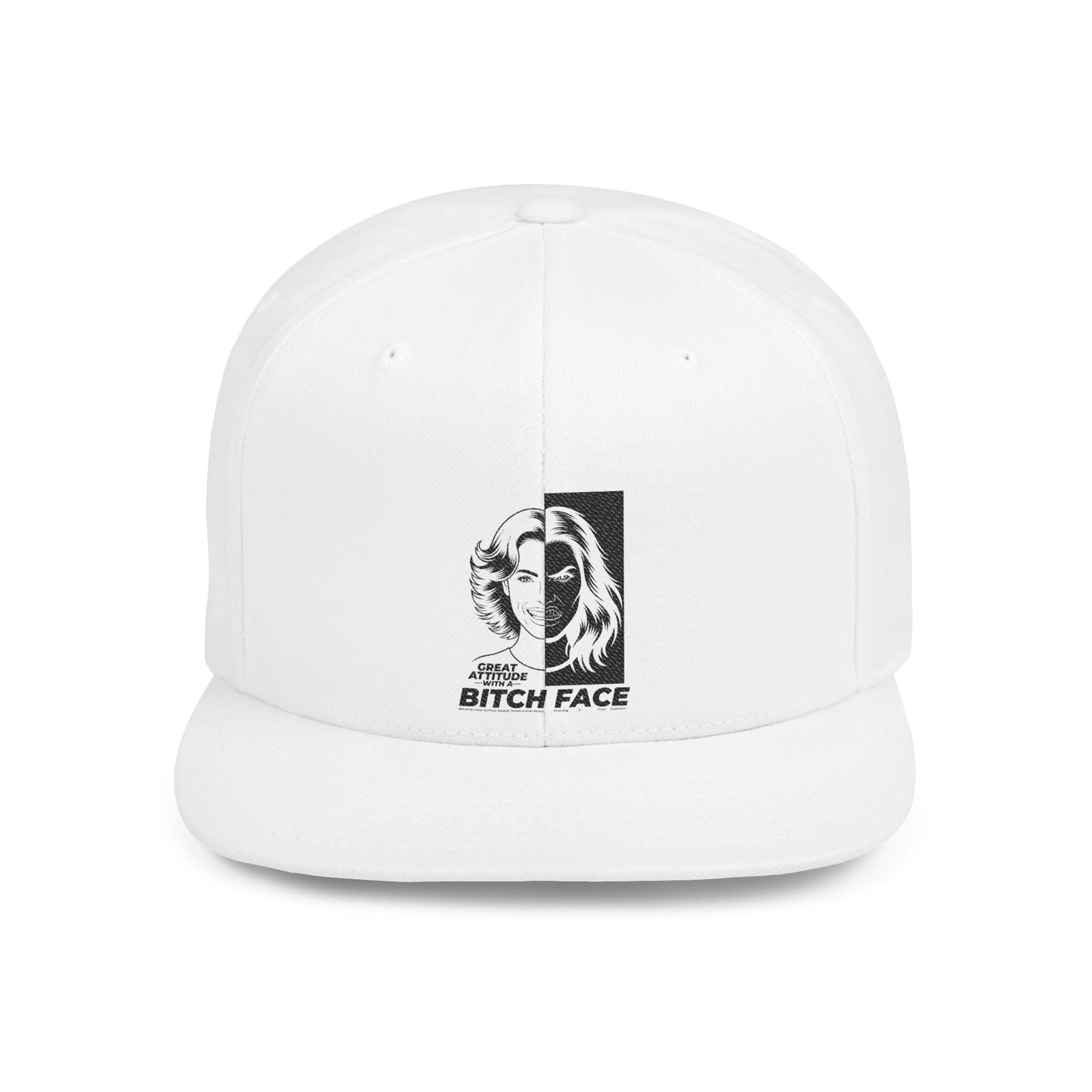 B.I.T.C.H. F.A.C.E. Snapback Hat, Funny Hats, Party Accessories, Trendy Headwear, Gift for Her, Fashionable Cap