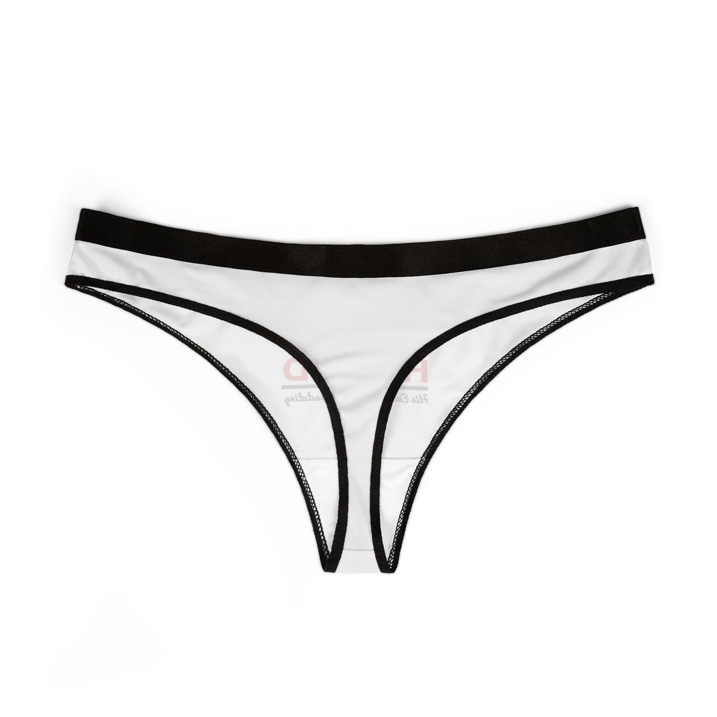GUUUD! H.E.A.D. Playful Women's Thongs with Fun Text, Cheeky Lingerie Gift for Her, Comfortable Underwear for Everyday Wear, Birthday Gift, Cute Intimates