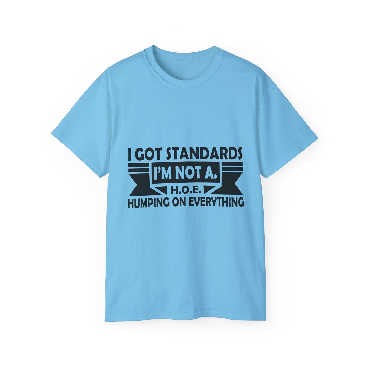 'I Got Standards, I'm Not A H.O.E. Humping on Everything' - Funny Tee