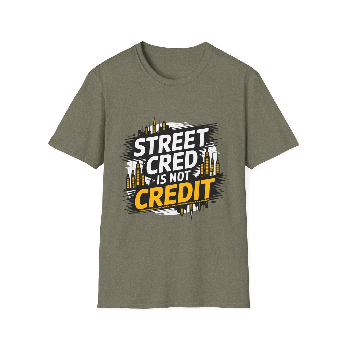 Street Cred Unisex Softstyle T-Shirt - Trendy Graphic Tee