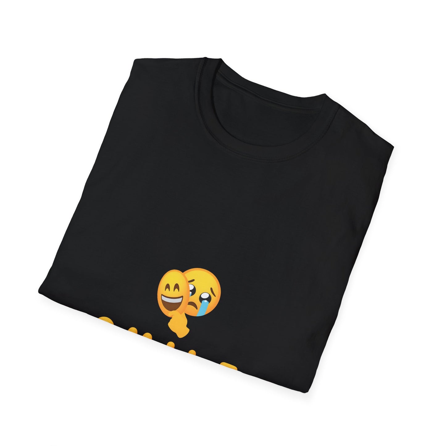 S.M.I.L.E. Unisex Emoji T-Shirt, Happiness Gift, Motivational Shirt, Casualwear, Birthday Apparel, Positive Vibes Tee