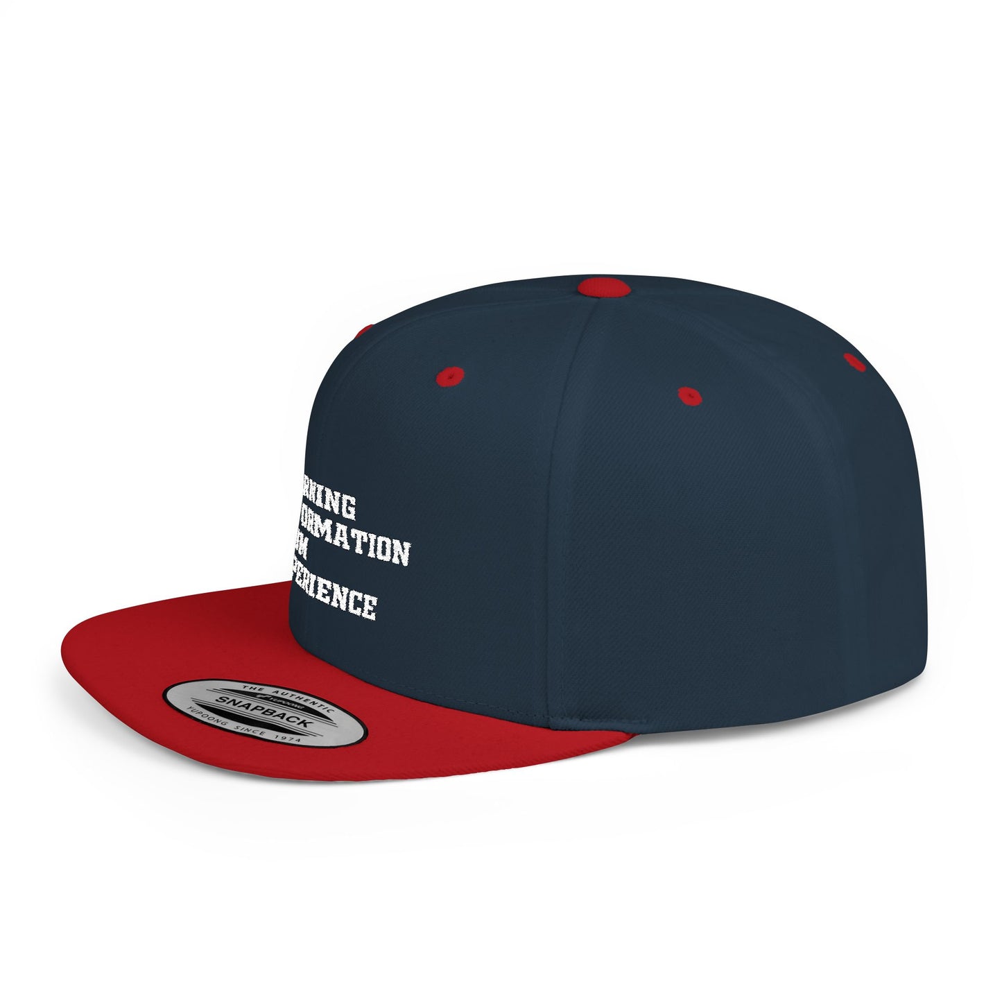L.I.F.E. Snapback Cap, Trendy Flat Bill Hat for Casual Outings, Perfect Gift for Graduates, Stylish Streetwear