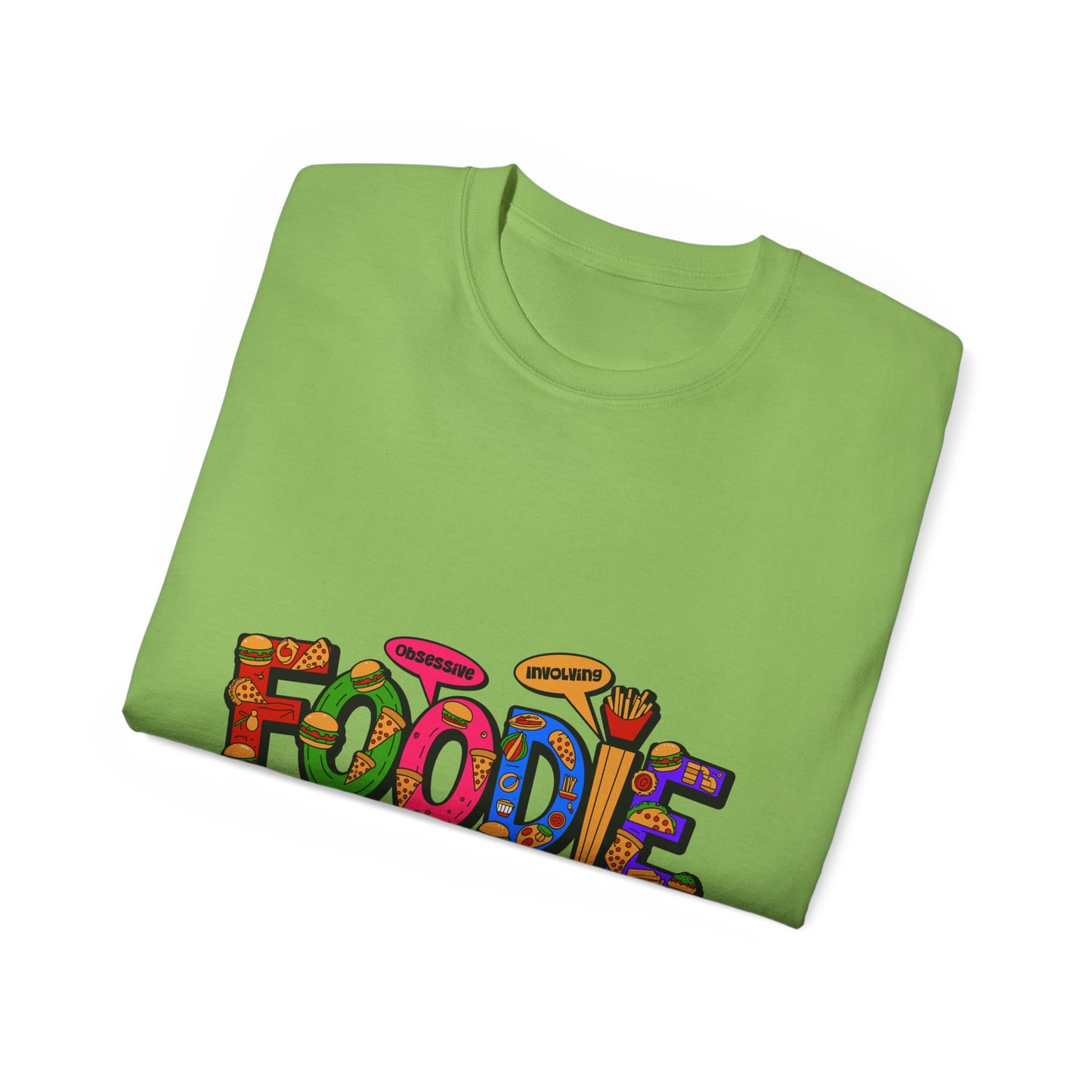 F.O.O.D.I.E. (Fascinating Obsessive Desires Involving Eating) Ultra Cotton Tee - Celebrate Culinary Passion