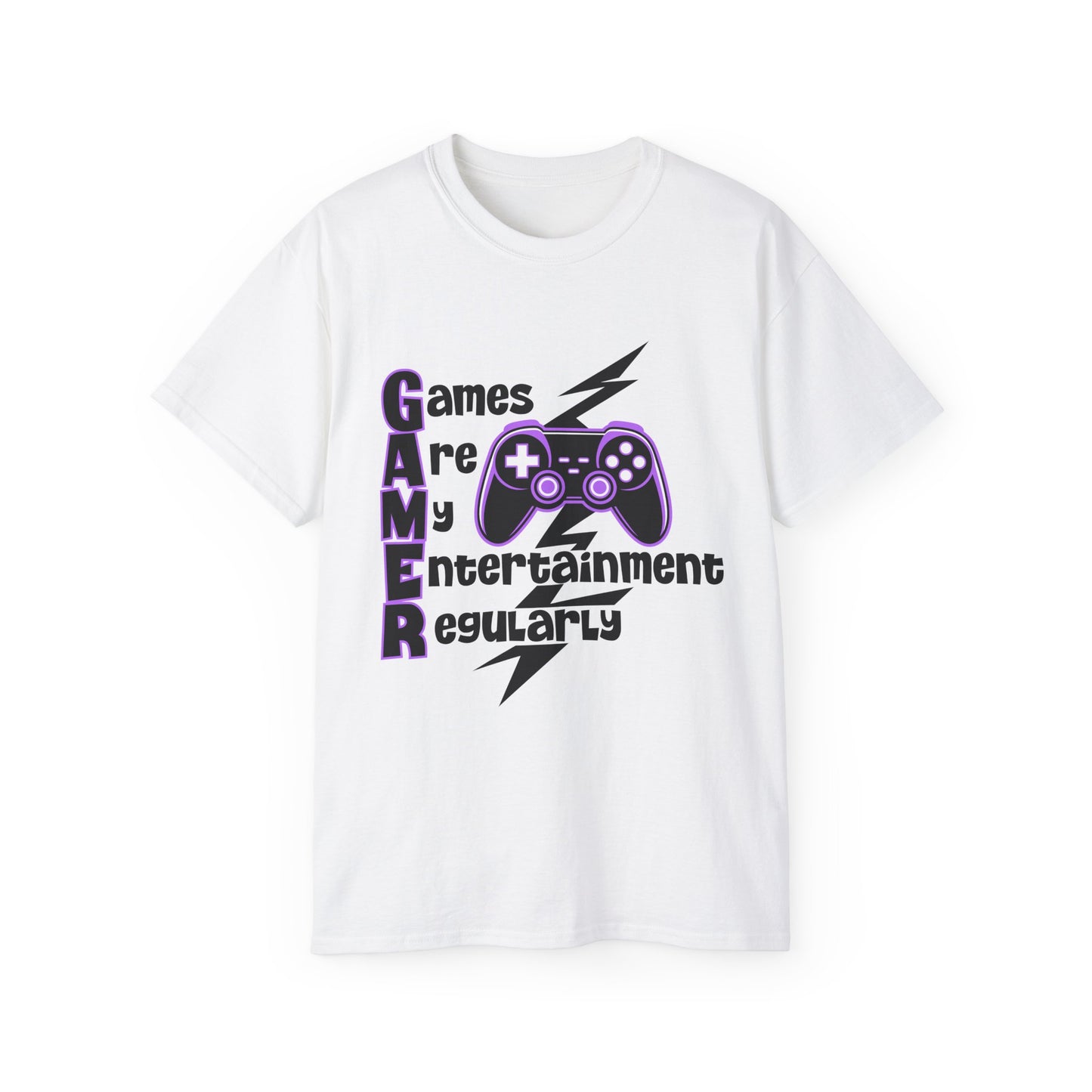 GAMER - Games Are My Entertainment Regularly Unisex Ultra Cotton Tee