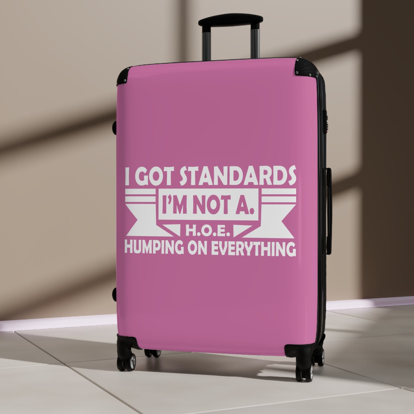 I'M Not A H.O.E. Trendy Suitcase, Gifts for Her