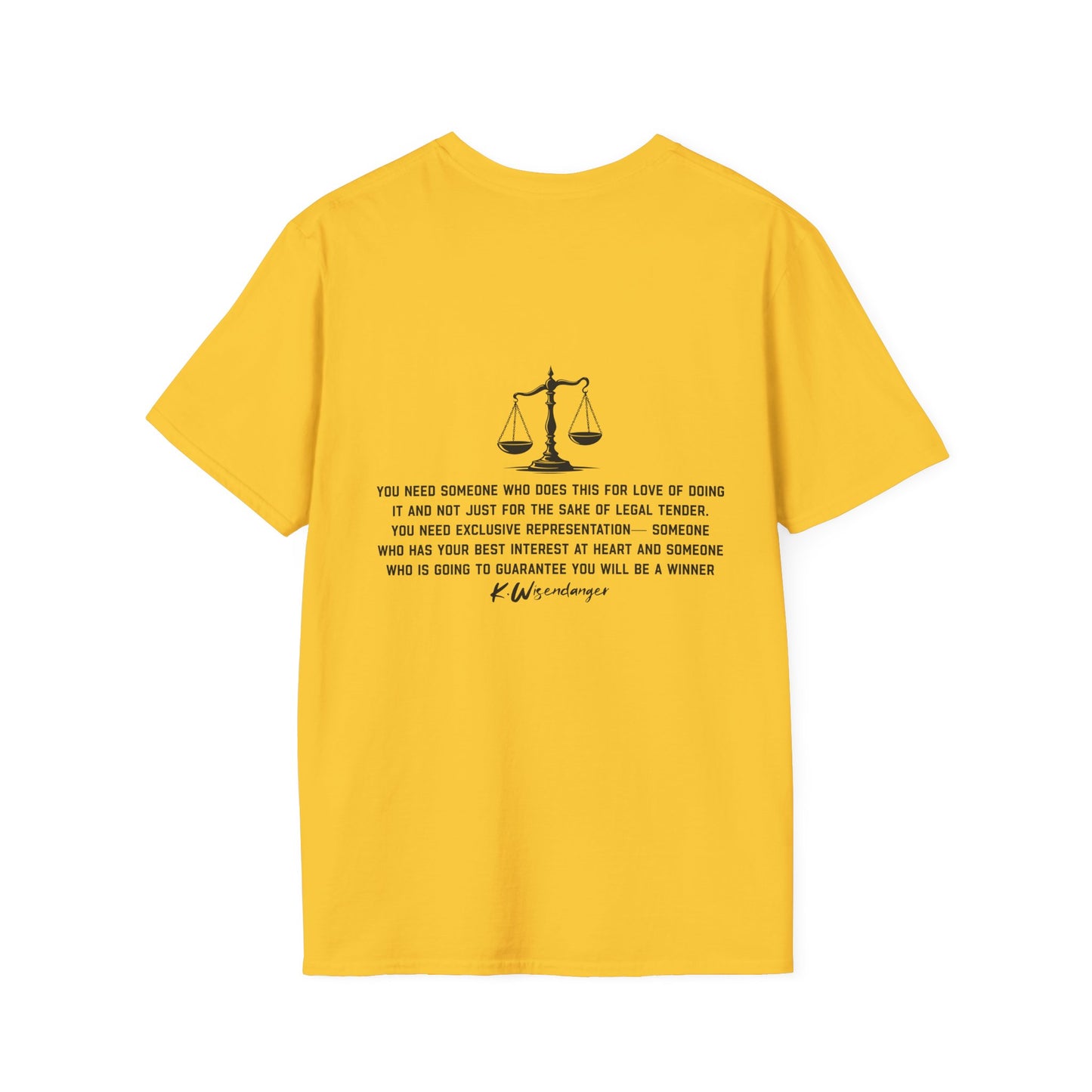 L.A.W.Y.E.R. Unisex Softstyle T-Shirt