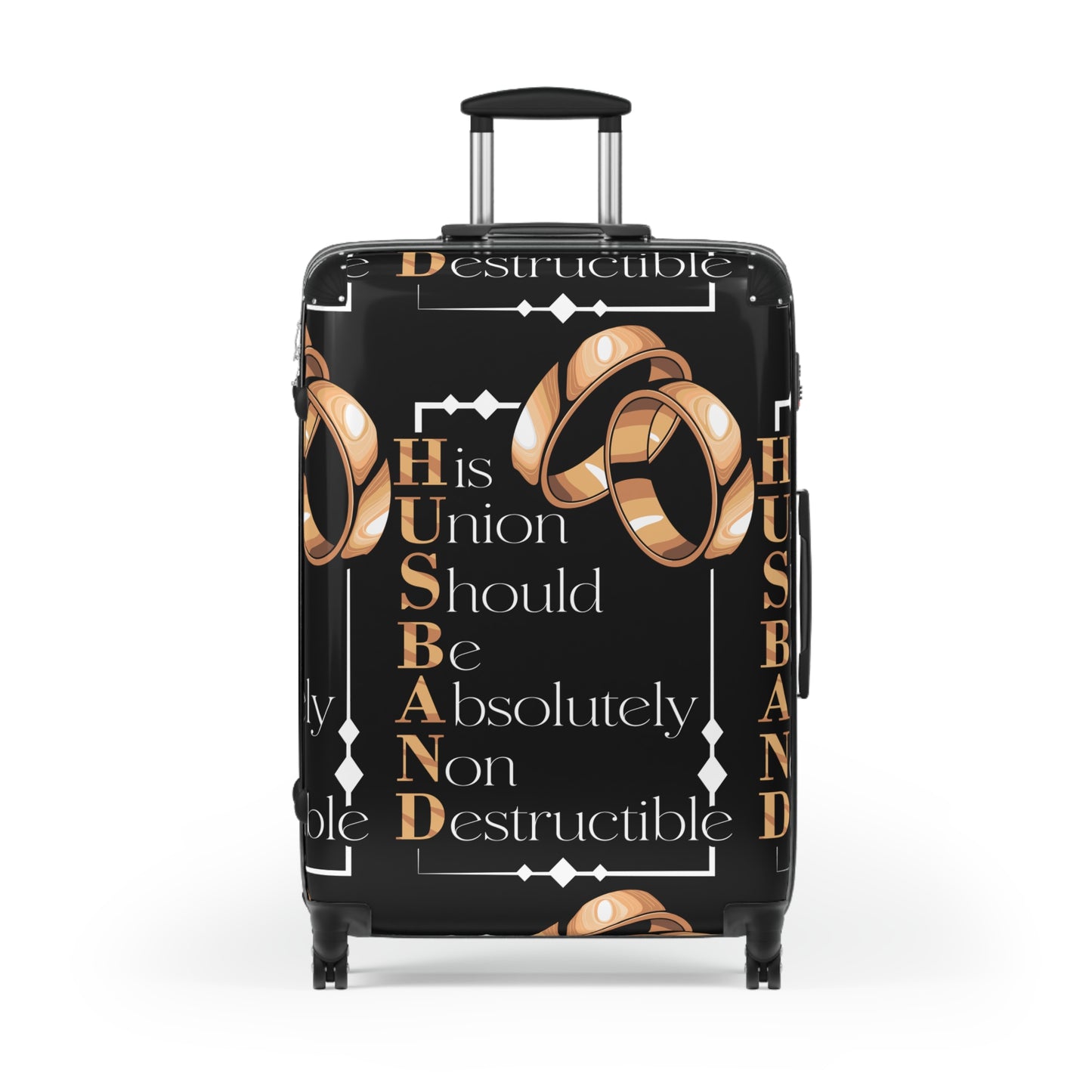 Durable Travel Suitcase - Perfect Gift for Couples, Wedding Travel, Honeymoon, Anniversaries, Adventurers