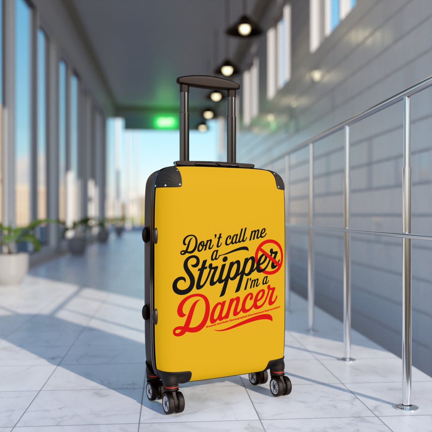 Stripper, Dancer Suitcase: Travel in Style, Bold Luggage for Adventurers, Perfect for Gifts, Dance Lovers, and Special Occasions