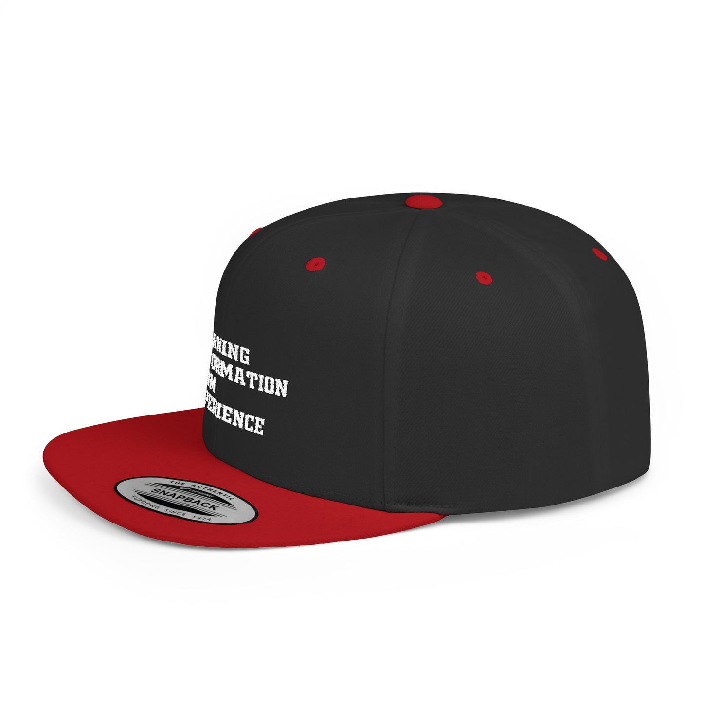 L.I.F.E. Snapback Cap, Trendy Flat Bill Hat for Casual Outings, Perfect Gift for Graduates, Stylish Streetwear