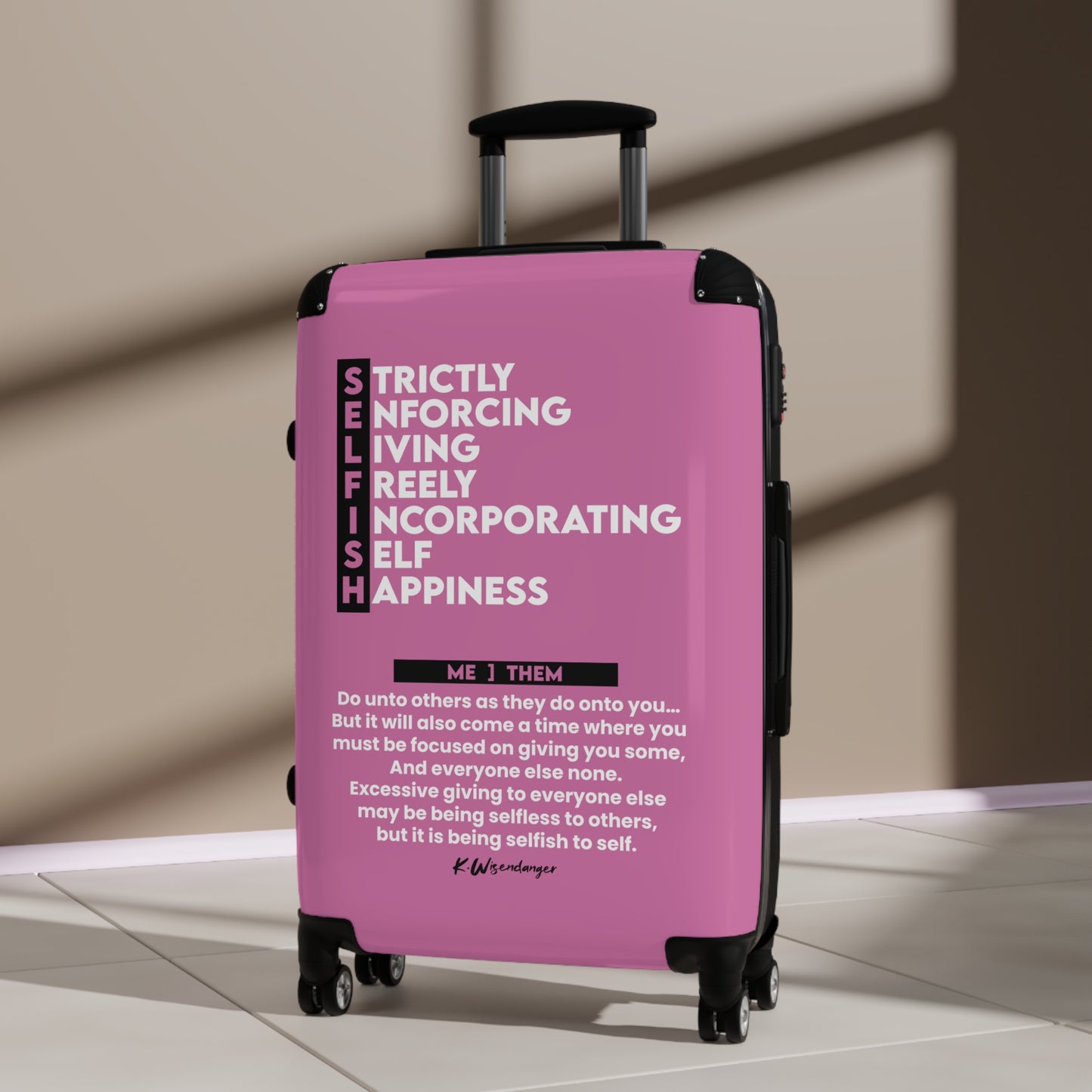 S.E.L.F.I.S.H. Stylish Luggage for Her