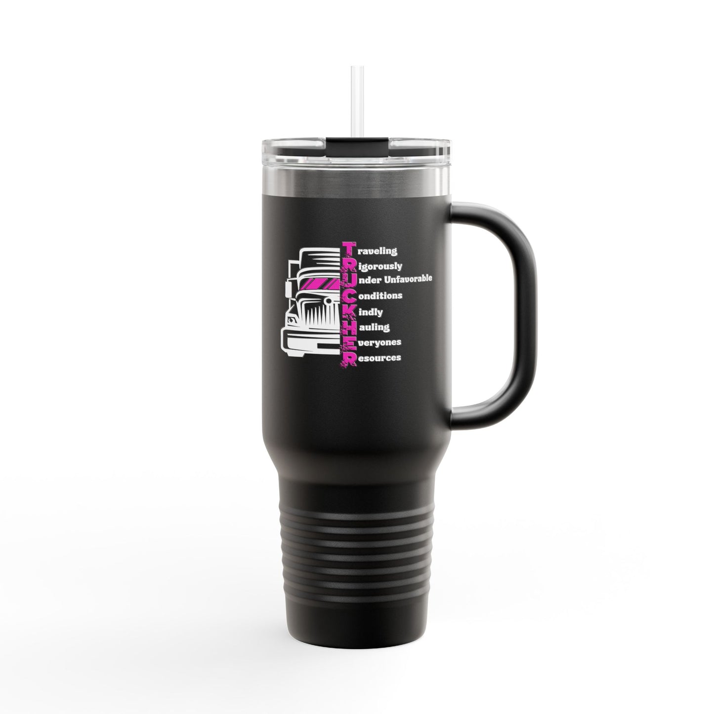 T.R.U.C.K.E.R. Insulated Travel Mug, 40oz - Stylish and Practical, Perfect for On-the-Go Coffee Lovers, Road Trips, Camping, Gift for Travelers, [...]