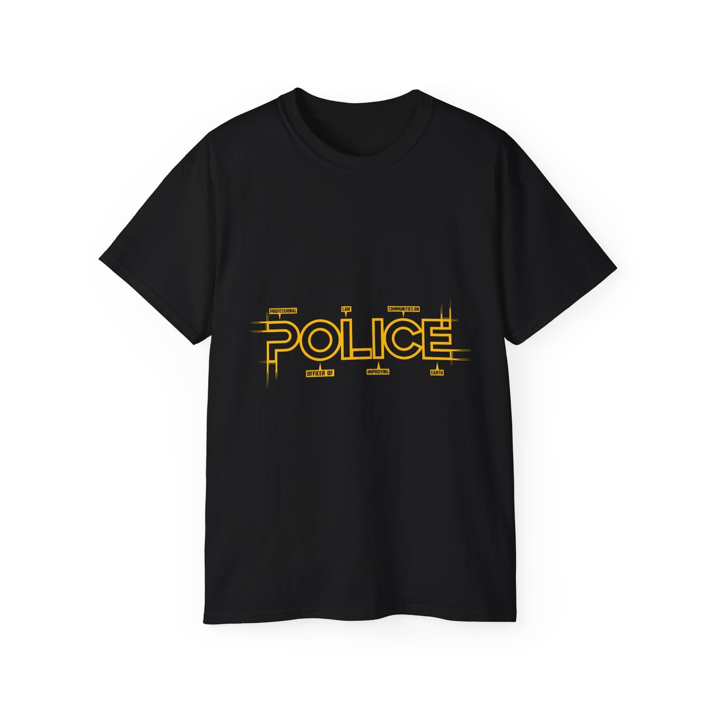 Unisex Police Statement Tee - Ultra Cotton T-Shirt for Everyday Style