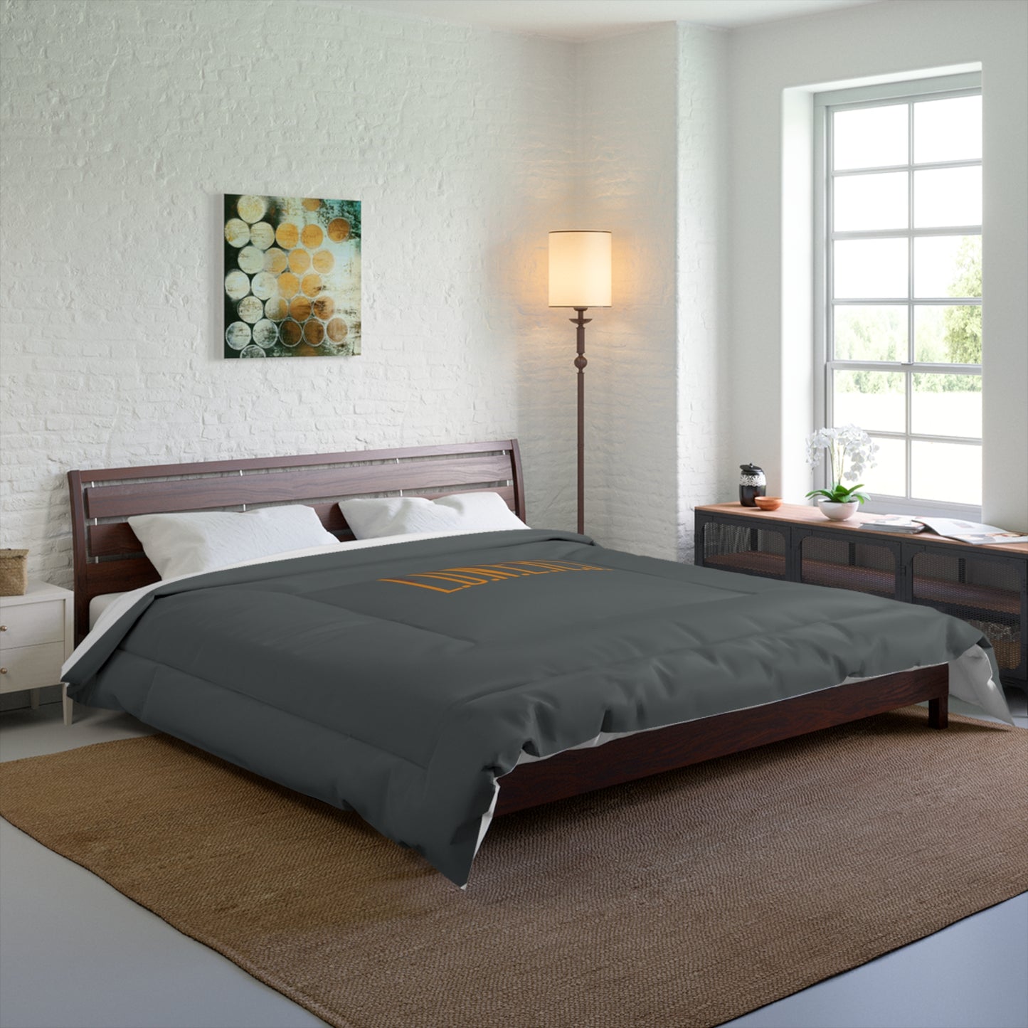 L.O.N.E.R.S. Comforter - Cozy Bedding for Introverts, Perfect for Home Decor, Gift for College Students, Year-Round Use