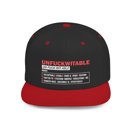 U.N.F.U.C.K.W.I.T.A.B.L.E. Bold Statement Snapback Hat for Confident Style, Unfuckwitable Cap, Streetwear Hat