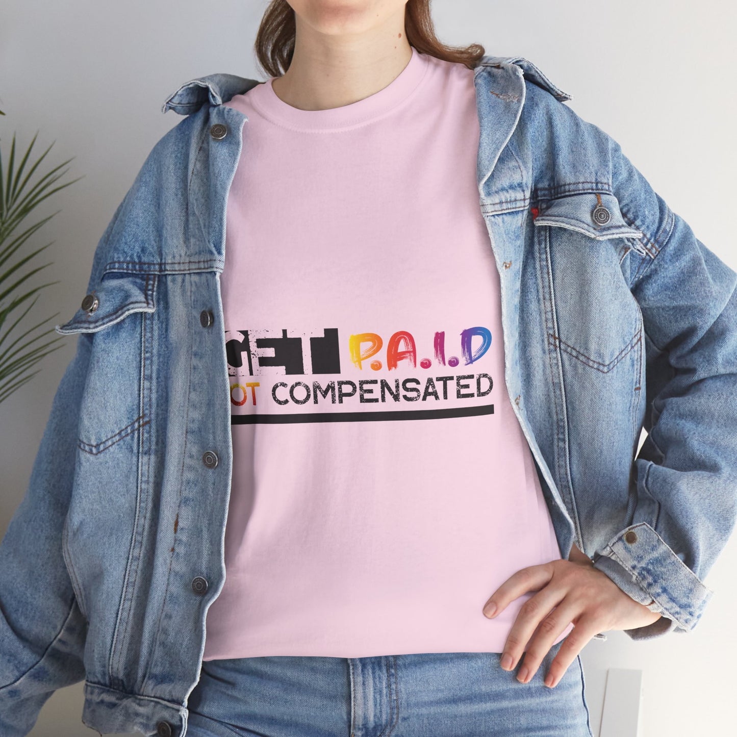 Get Paid Unisex Heavy Cotton Tee - Financial Freedom & Investment Motivation