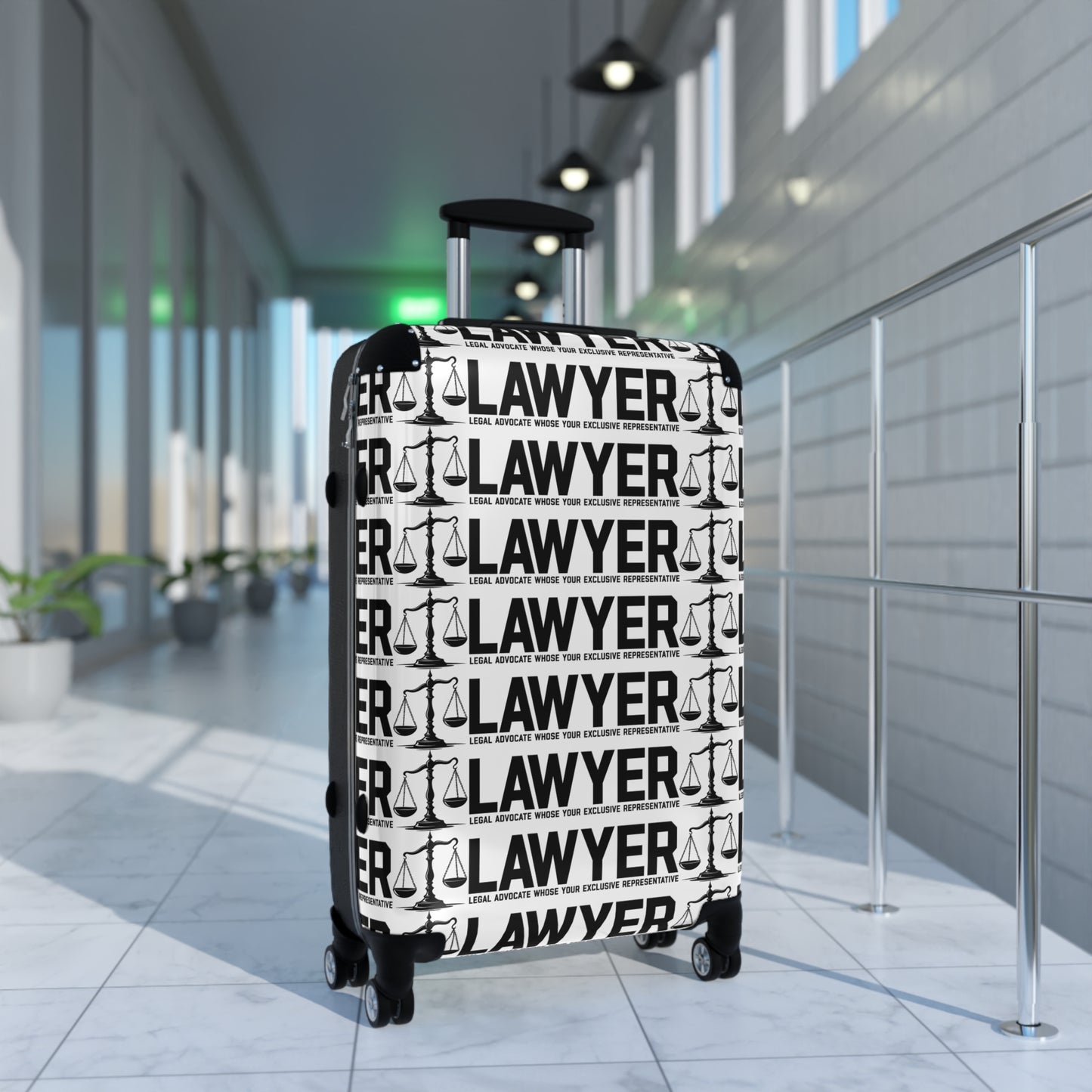 Lawyer Luggage Bag, Legal Professional Travel Case, Vacation Suitcase, Gift for Attorneys, Business Trip Bag