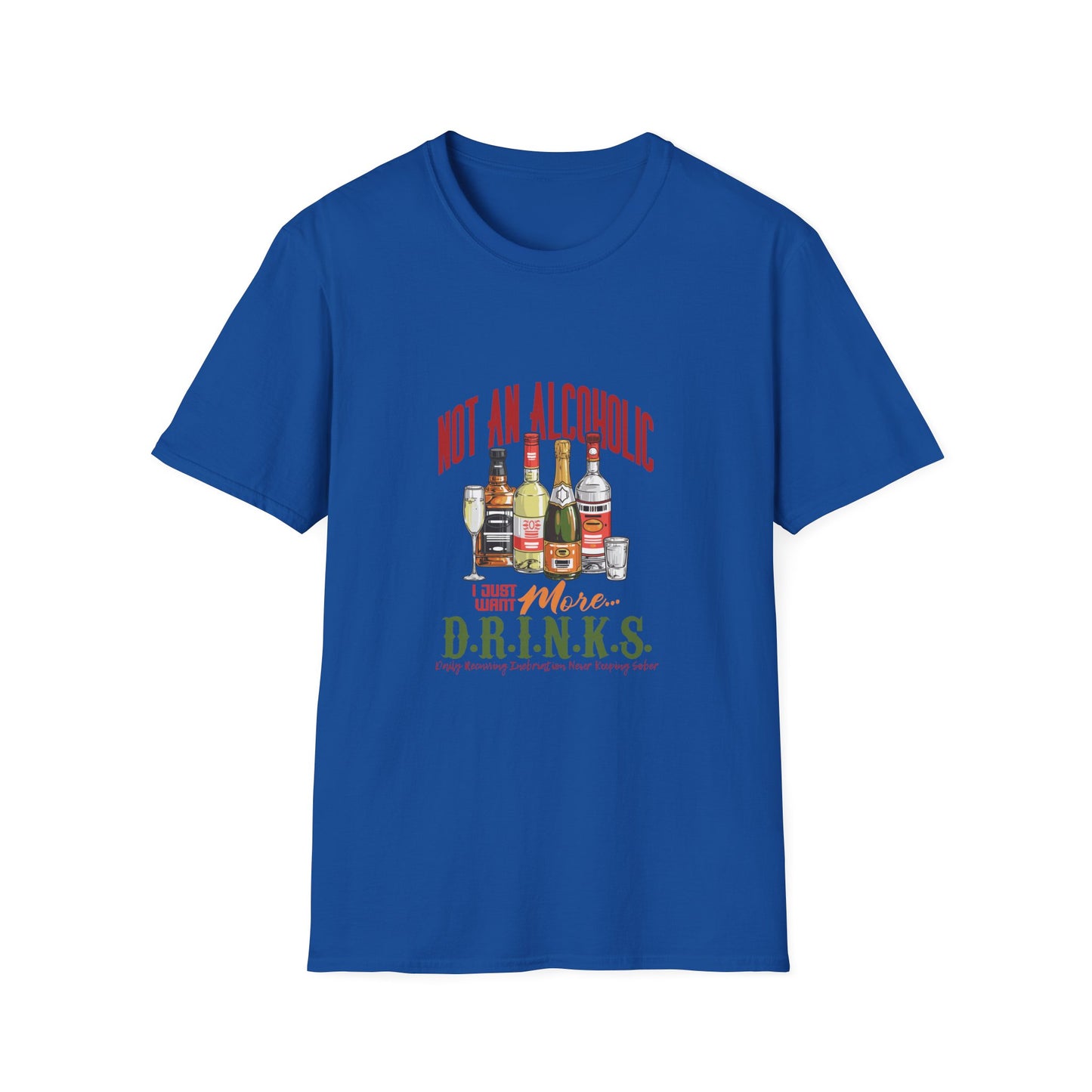 Not An Alcoholic Unisex T-Shirt, Funny Drinking Shirt, Casual Tee, Gift for Friends, Party Apparel, Holiday Humor Wear