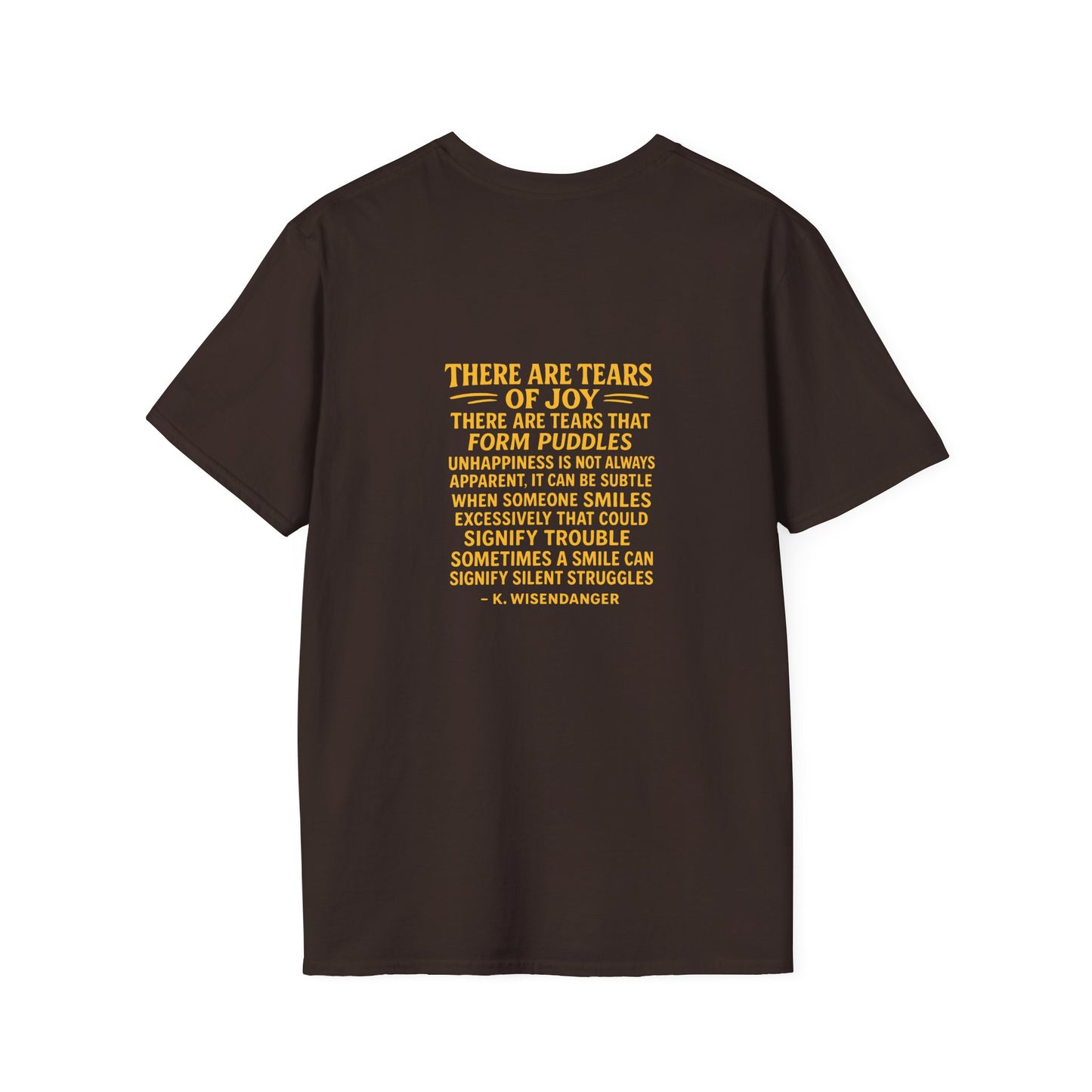 S.M.I.L.E. Graphic Tee | Positive Message Shirt | Gift for Friends | Casual Wear | Everyday Humor