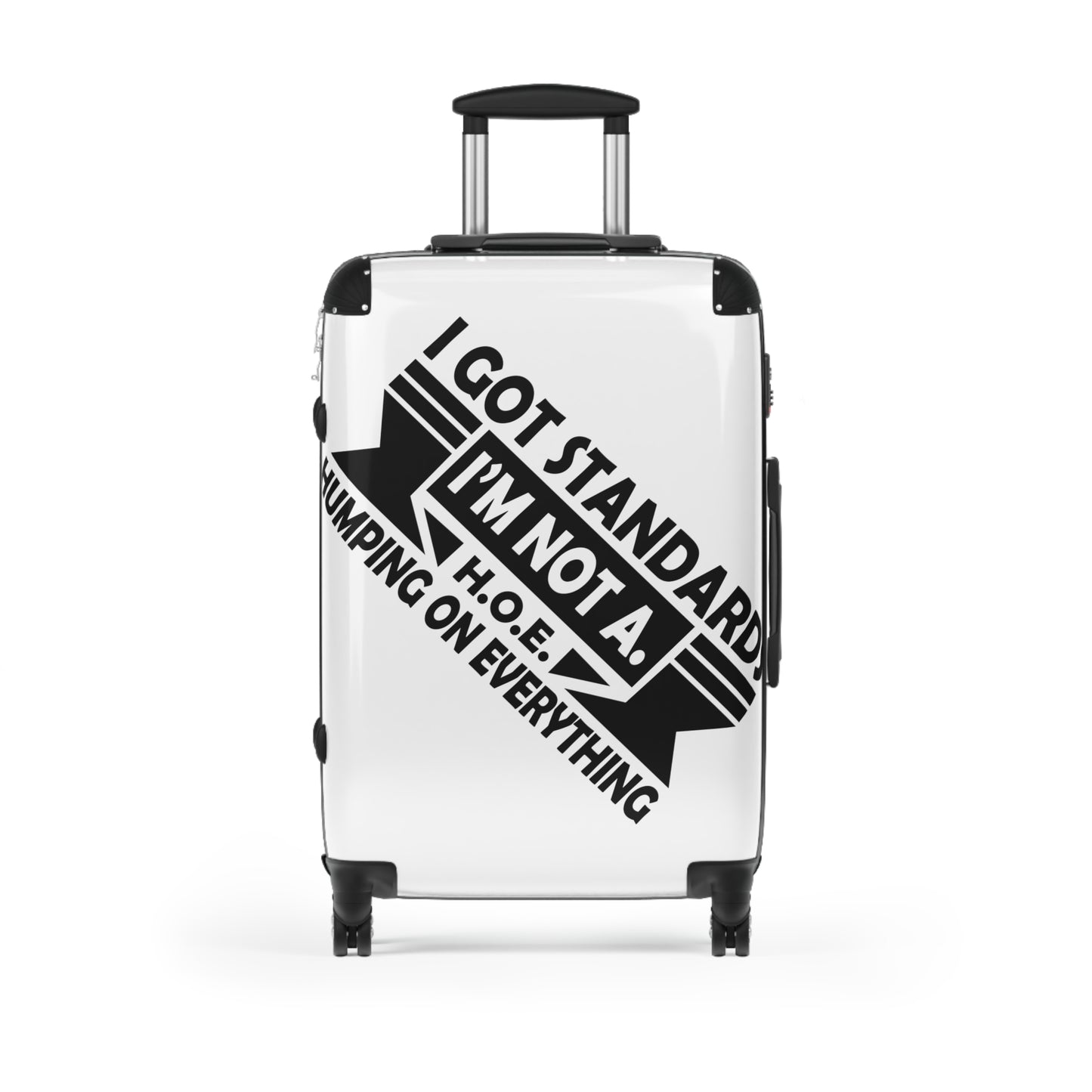 Suitcase with Quote, Travel Luggage, Black Carry-On, Fun Travel Gear, Travel Accessory, Vacation Must-Have