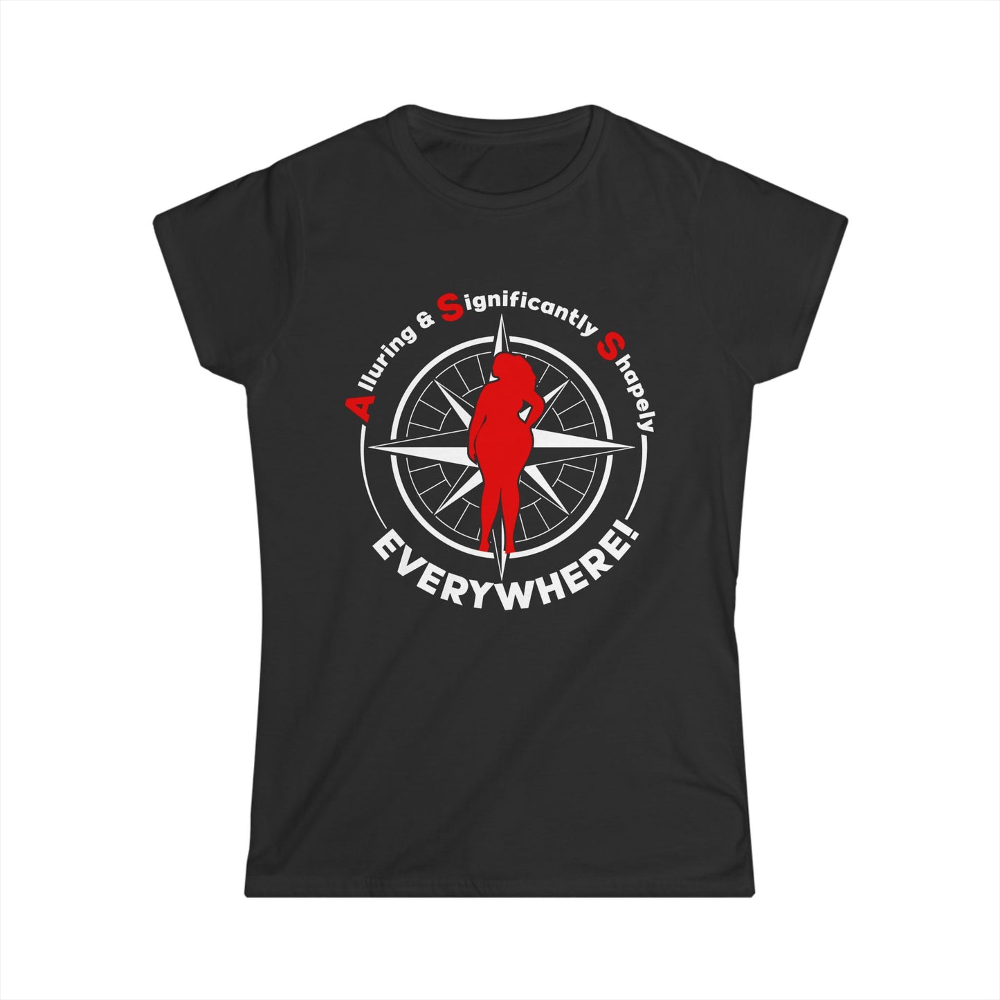 Alluring Significantly Shapely Women's Softstyle Tee - Perfect for Everyday Wear!