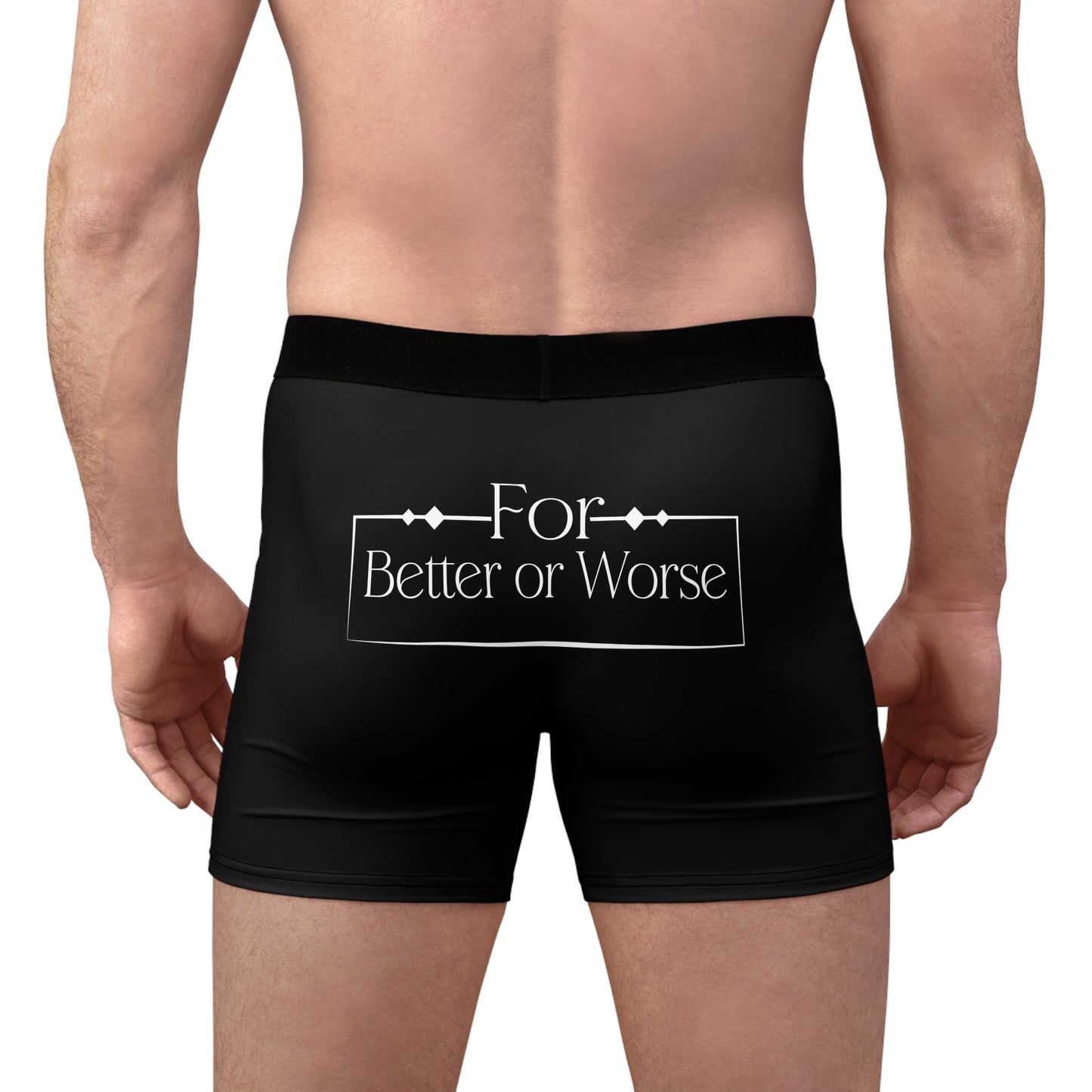 H.U.S.B.A.N.D. Boxer Briefs - Fun Wedding Gift, Anniversary Underwear, Novelty Male Loungewear, Unique Groom Present, His Union is Non Destructible