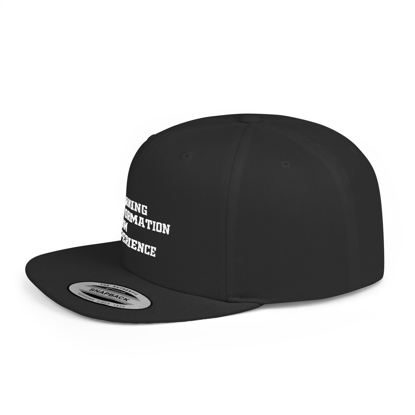 L.I.F.E. Snapback Cap, Trendy Flat Bill Hat for Casual Outings, Perfect Gift for Graduates, Stylish Streetwear