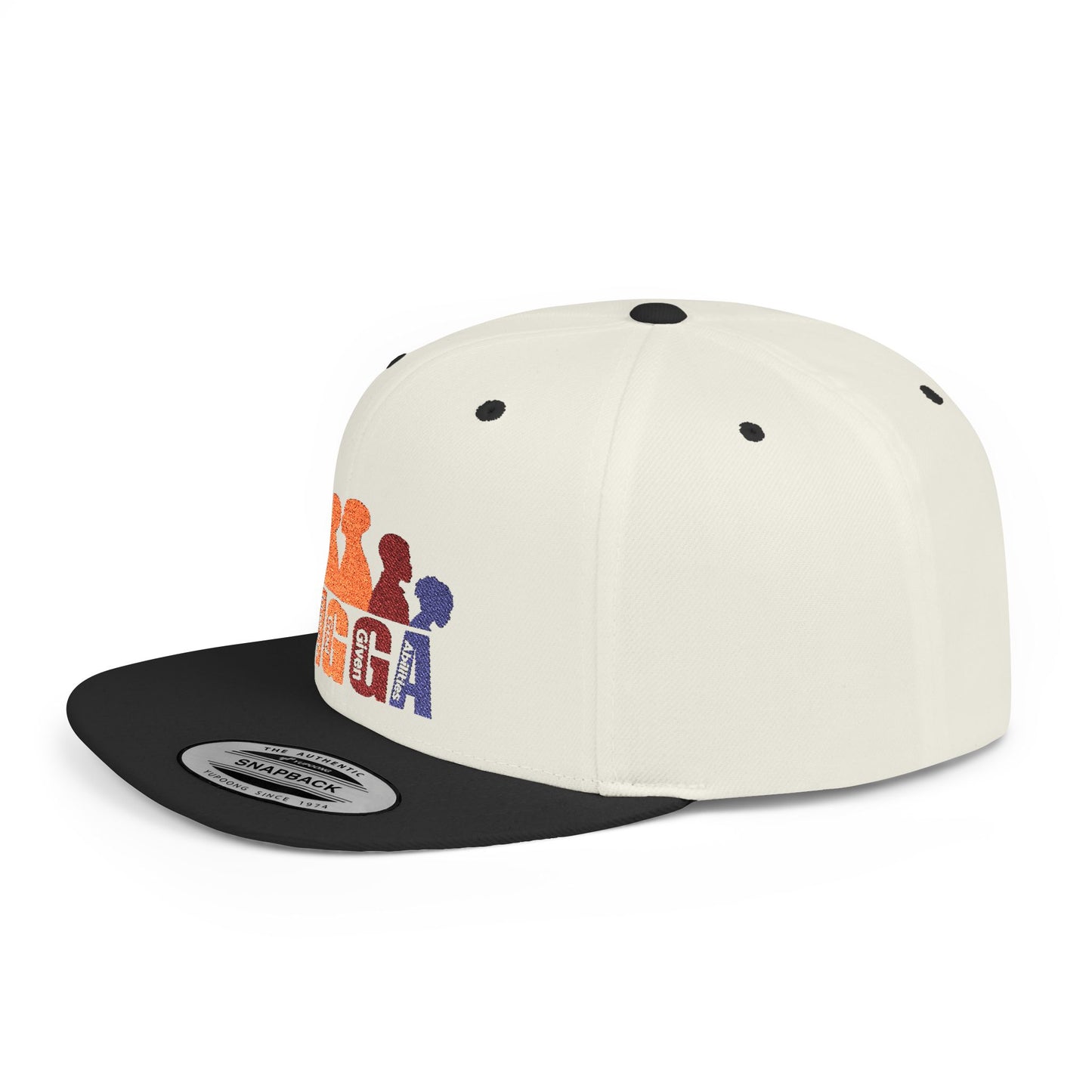 N.I.G.G.A. Stylish Flat Bill Snapback Hat, Streetwear Cap, Hip Hop Accessory